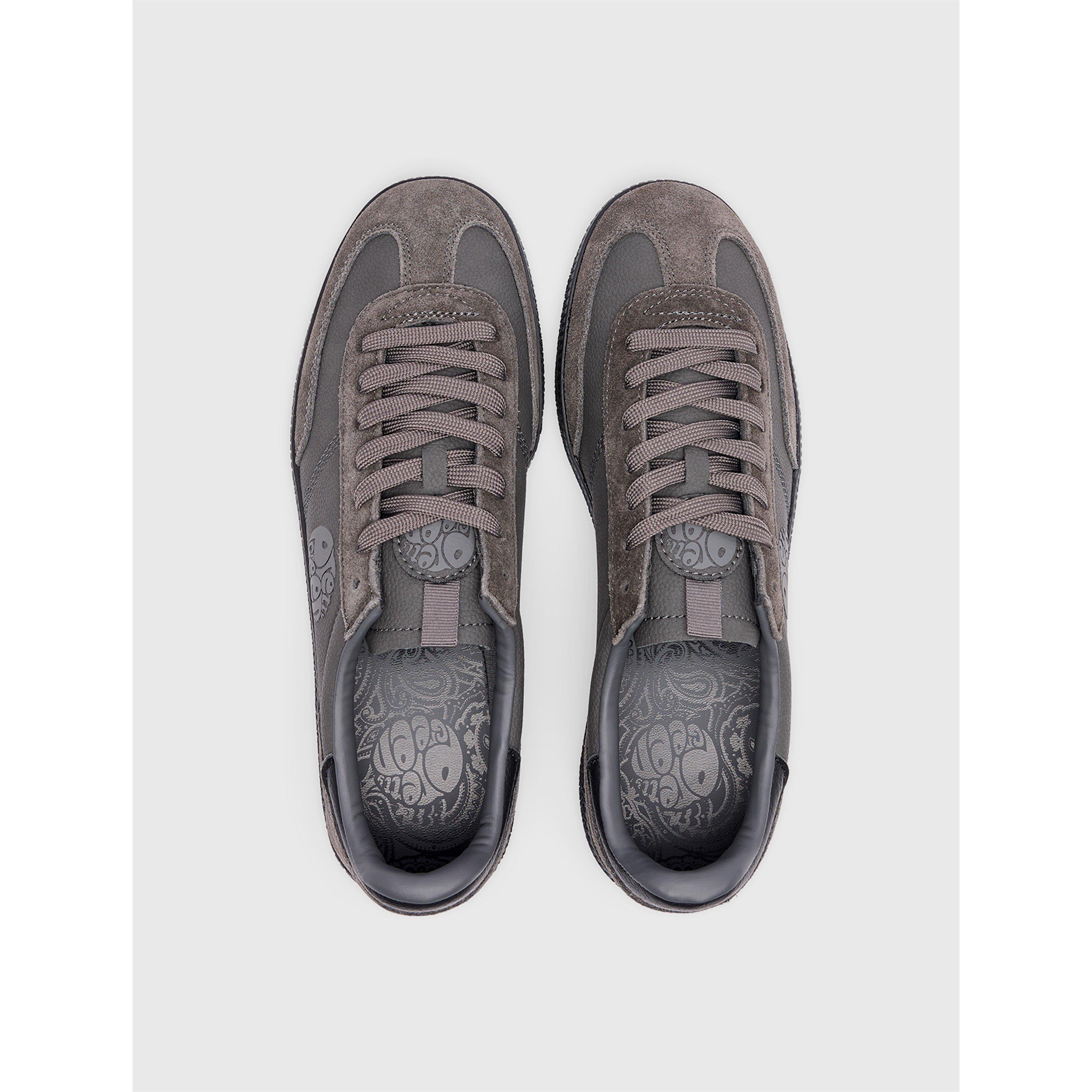 Grijs Zwart - Pretty Green - Men's PG Ramblas Low-Top Trainers - 4