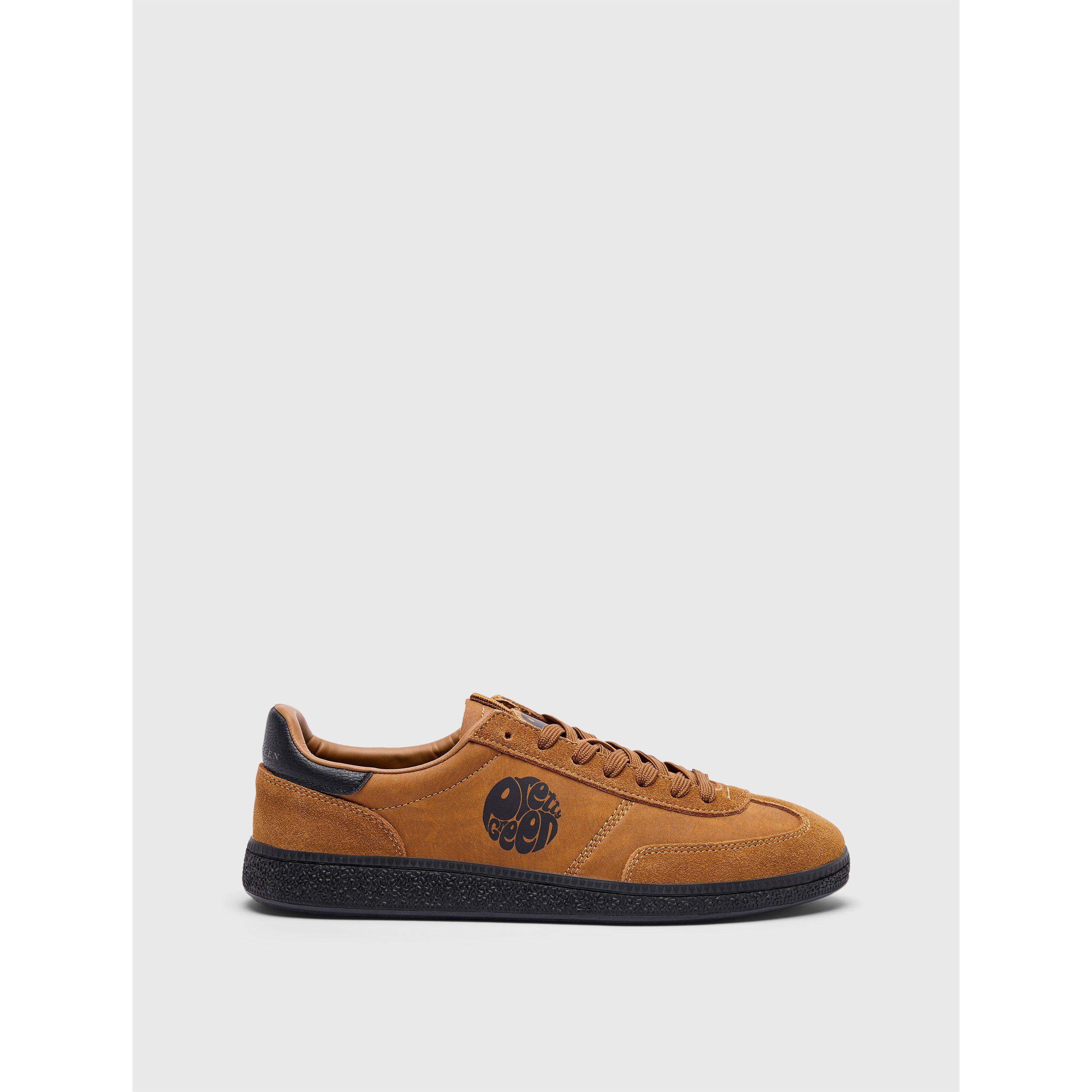 Pretty Green Men's Pg Ramblas Low-Top Trainers - Tobacco - 10 (45)