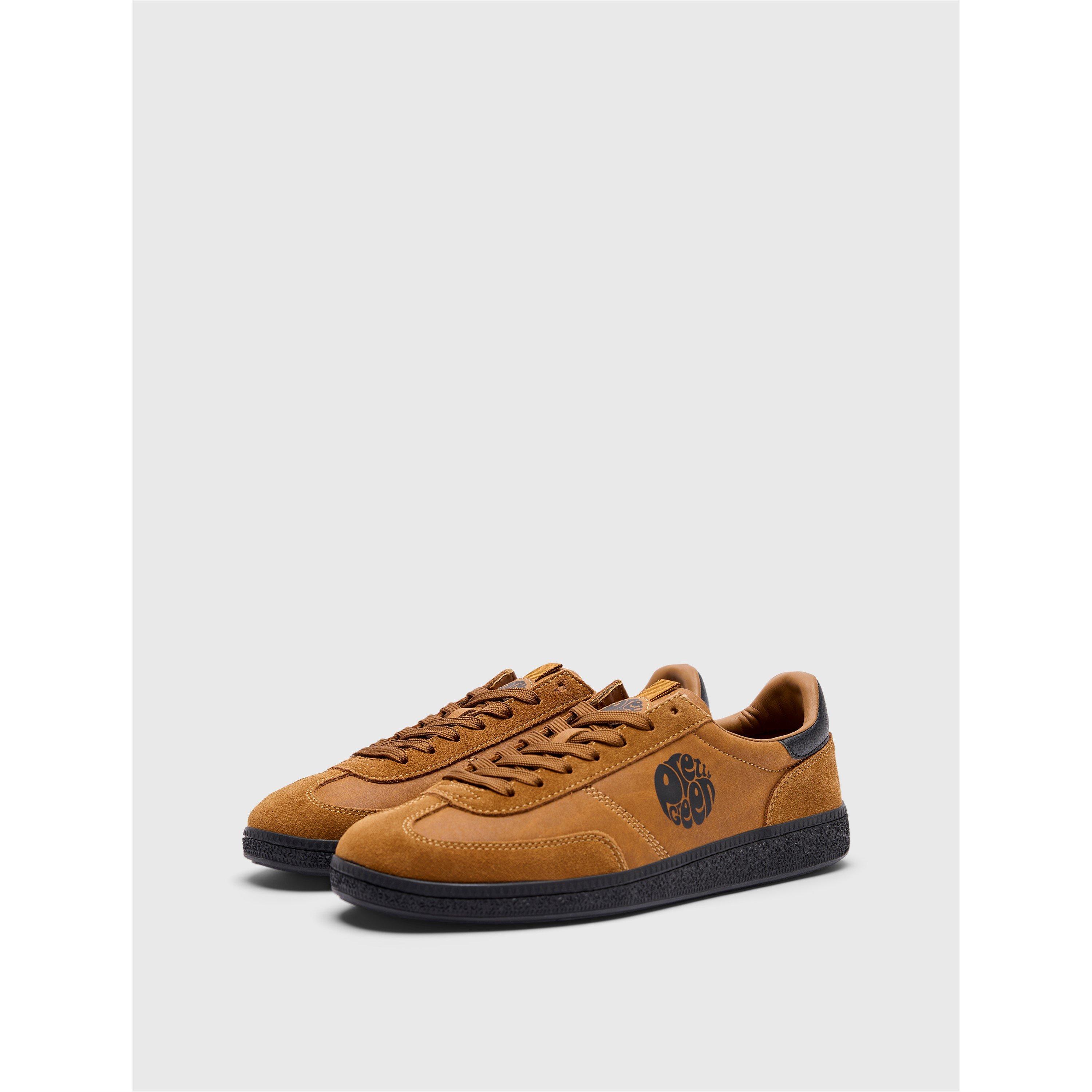 Tobacco - Pretty Green - Men's PG Ramblas Low-Top Trainers - 2