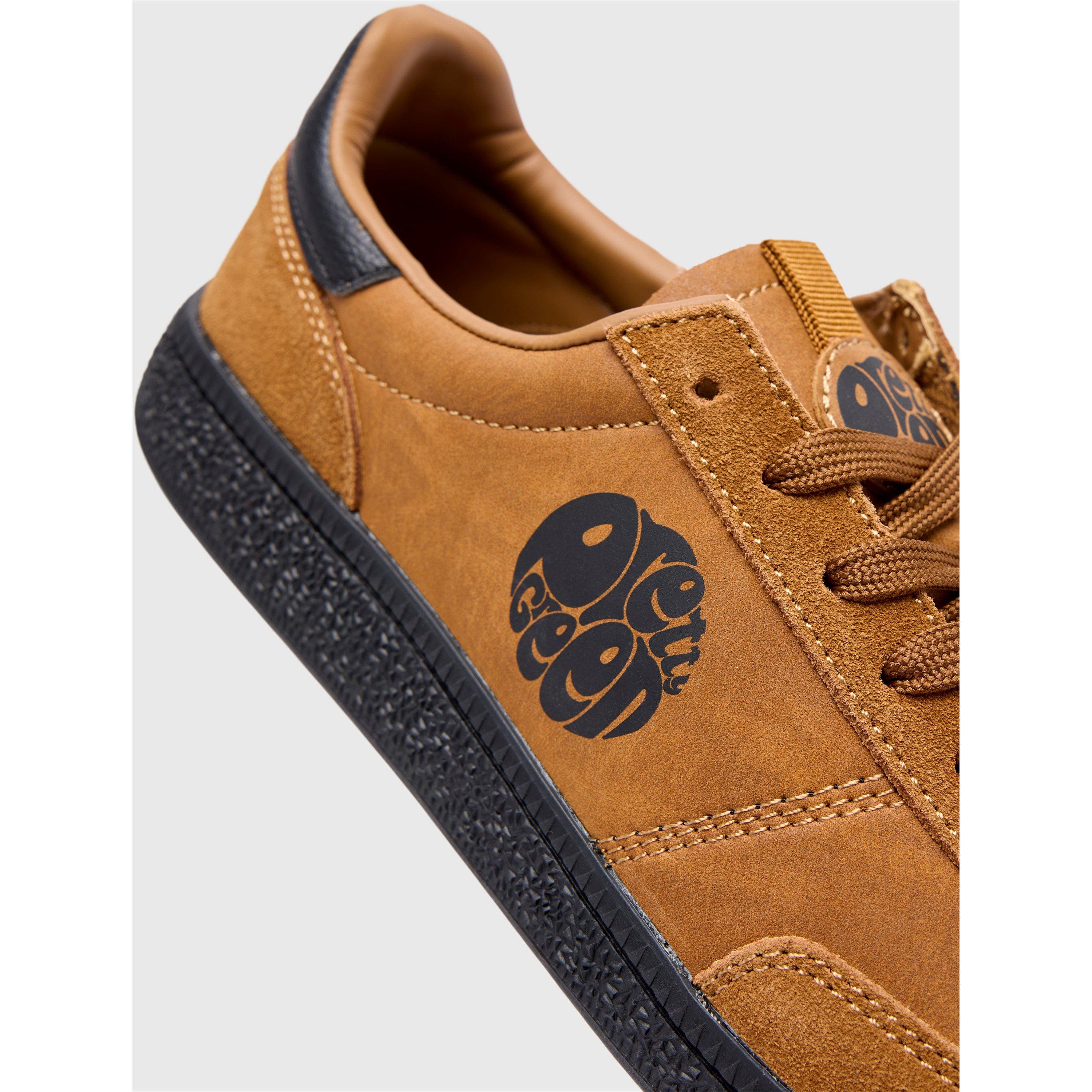 Tobacco - Pretty Green - Men's PG Ramblas Low-Top Trainers - 3