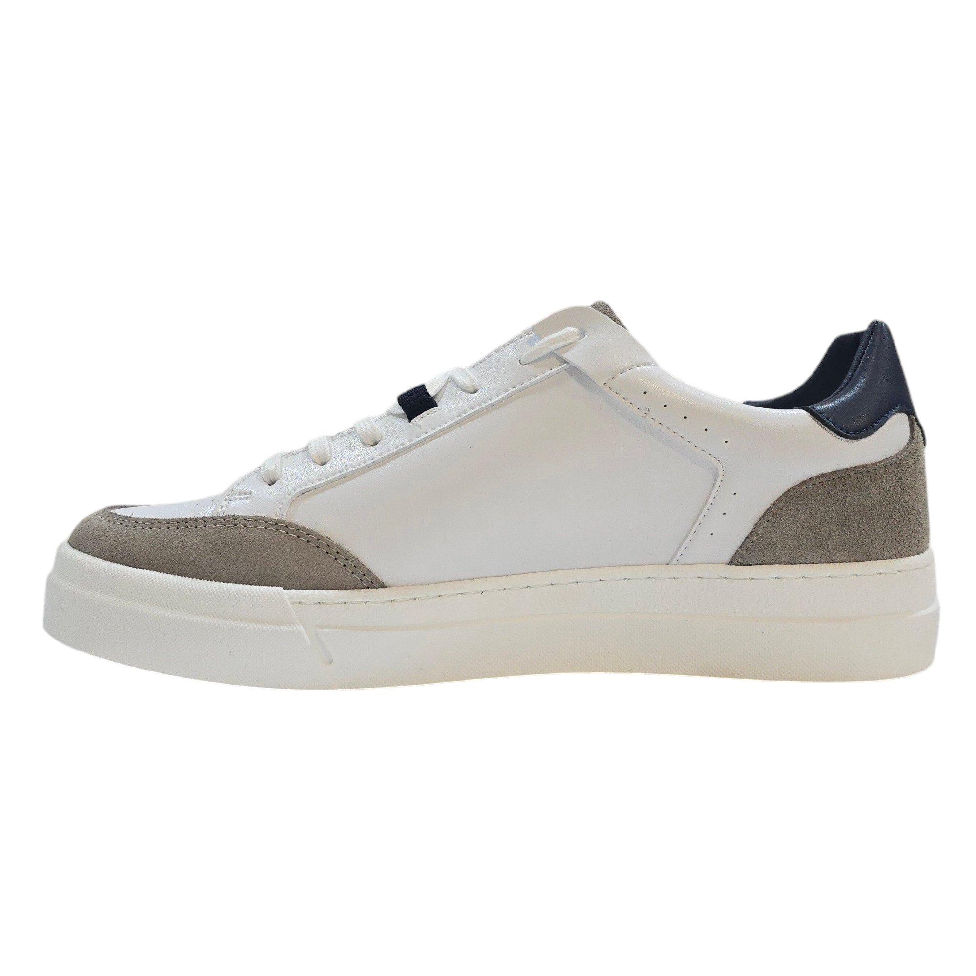 Bianco/Grigio/Navy - Loyalti - Braid Low-Top Trainers - 2