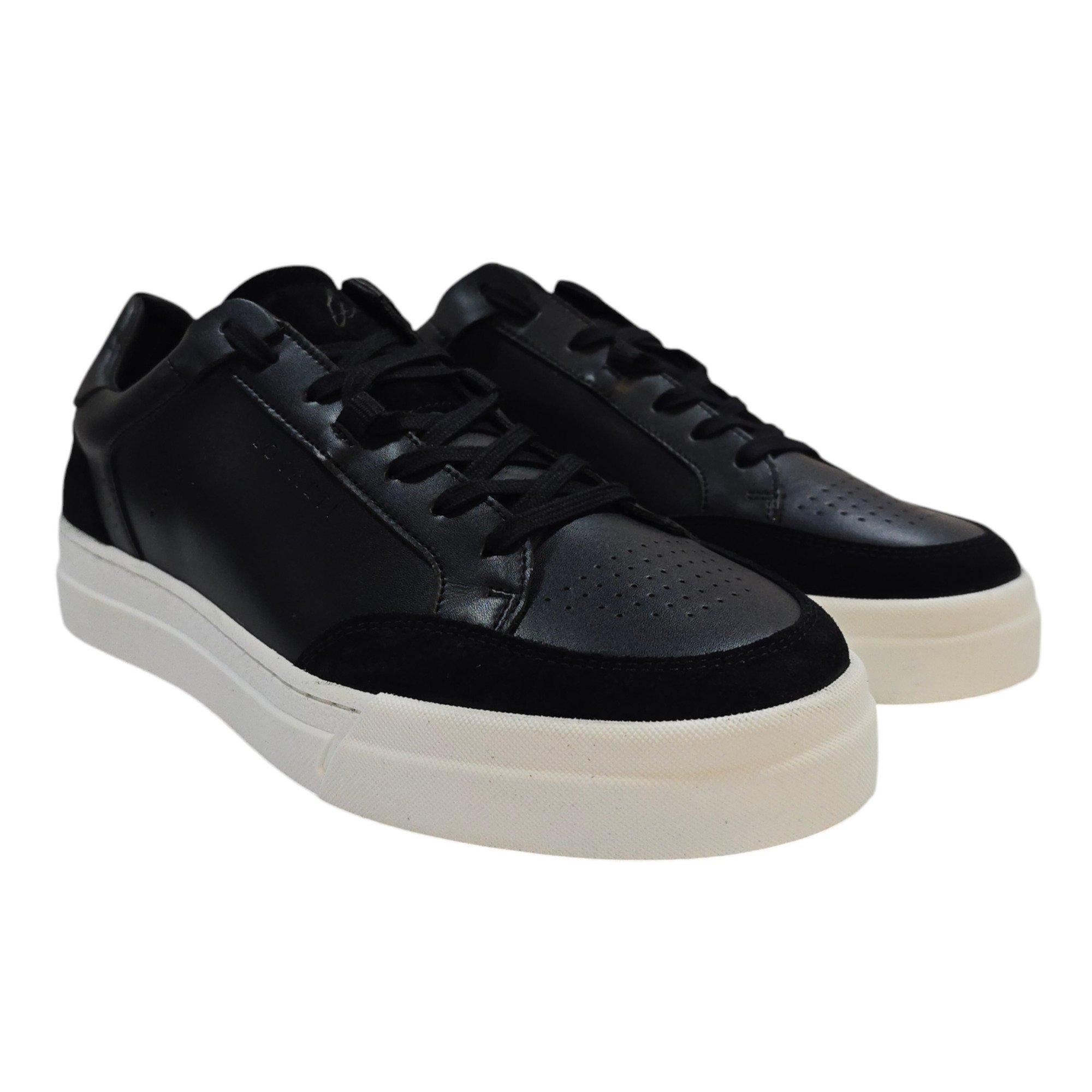 Black/White - Loyalti - Men's Braid Low-Top Trainers - 3