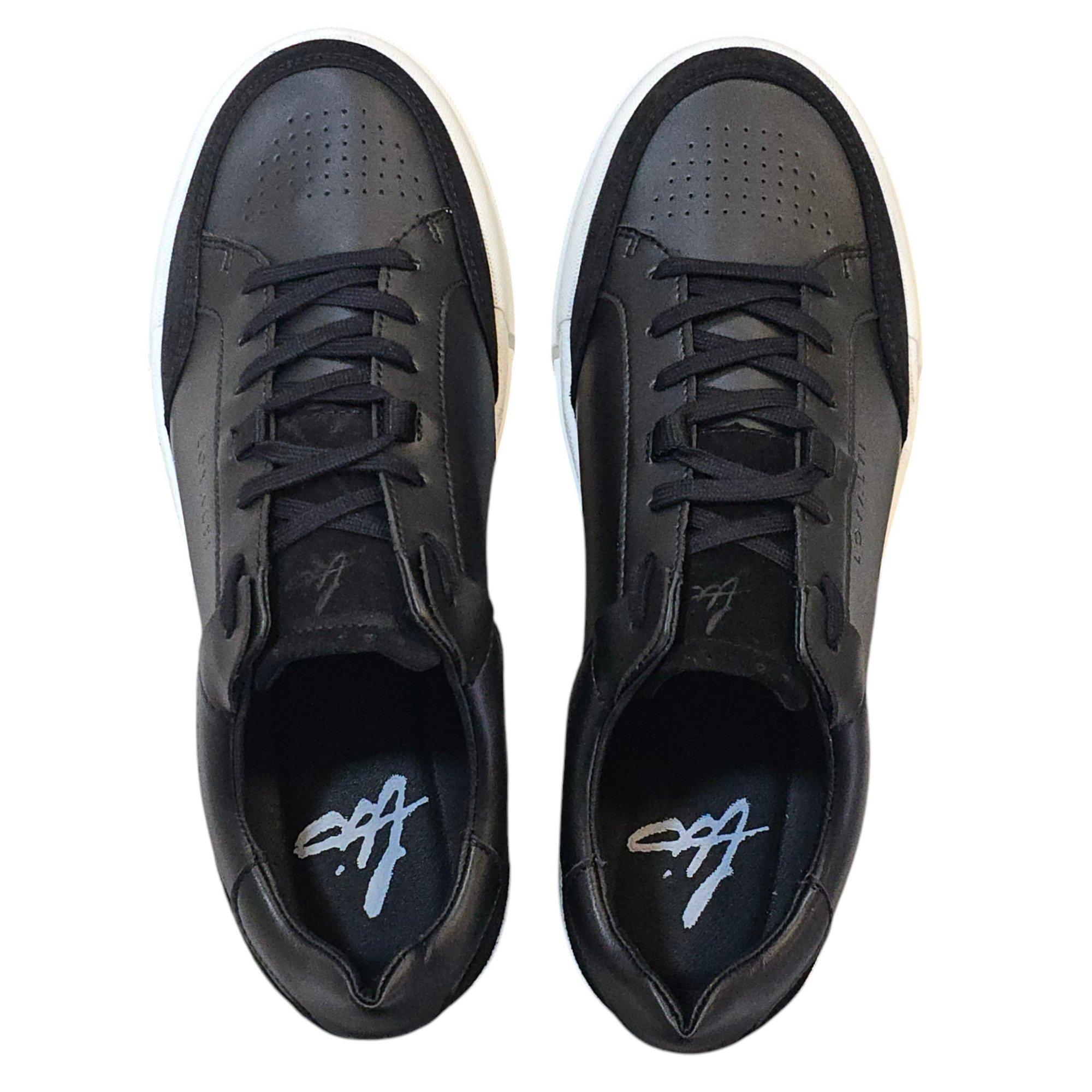 Black/White - Loyalti - Men's Braid Low-Top Trainers - 4