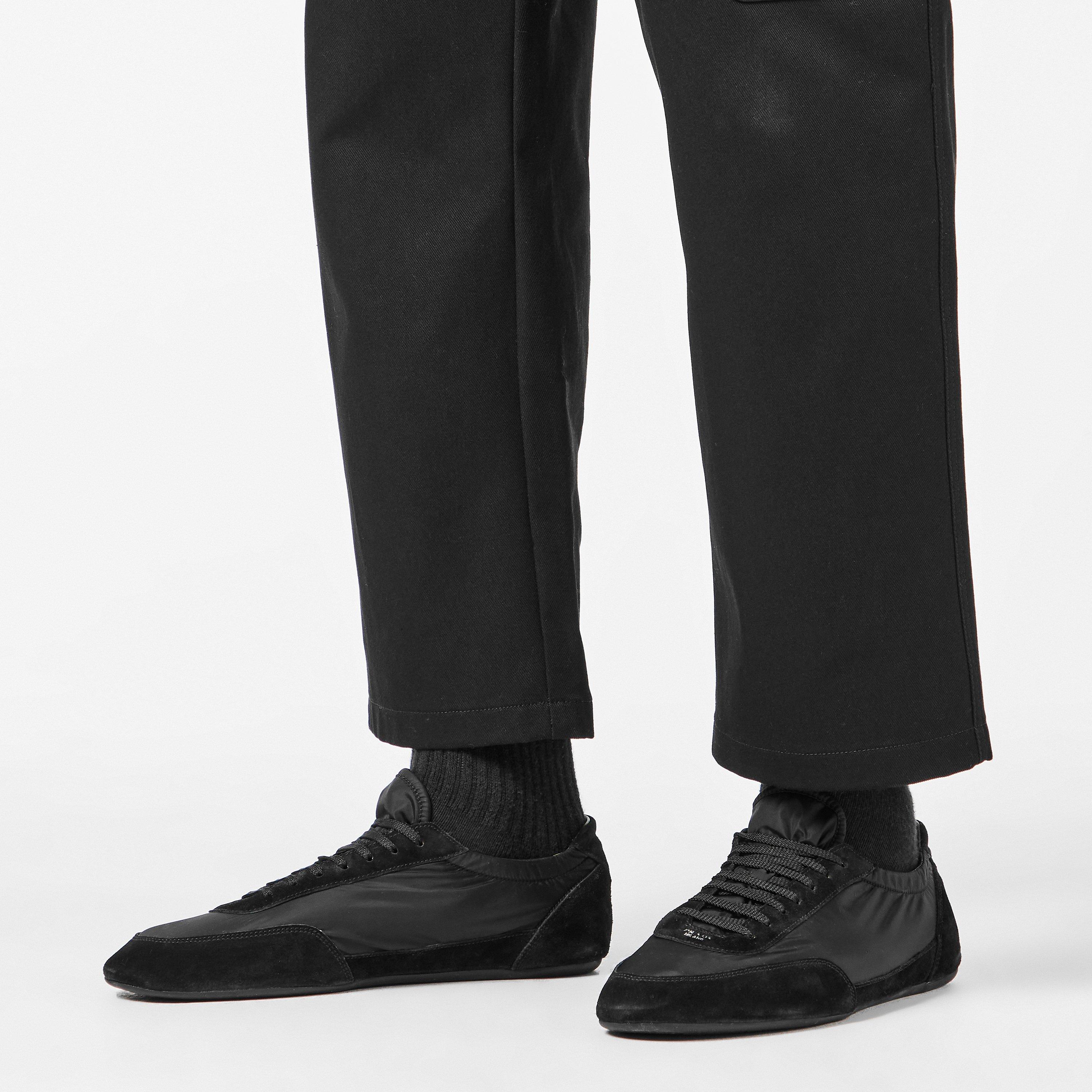 Black - Prada - Men's Low Trainers - 3