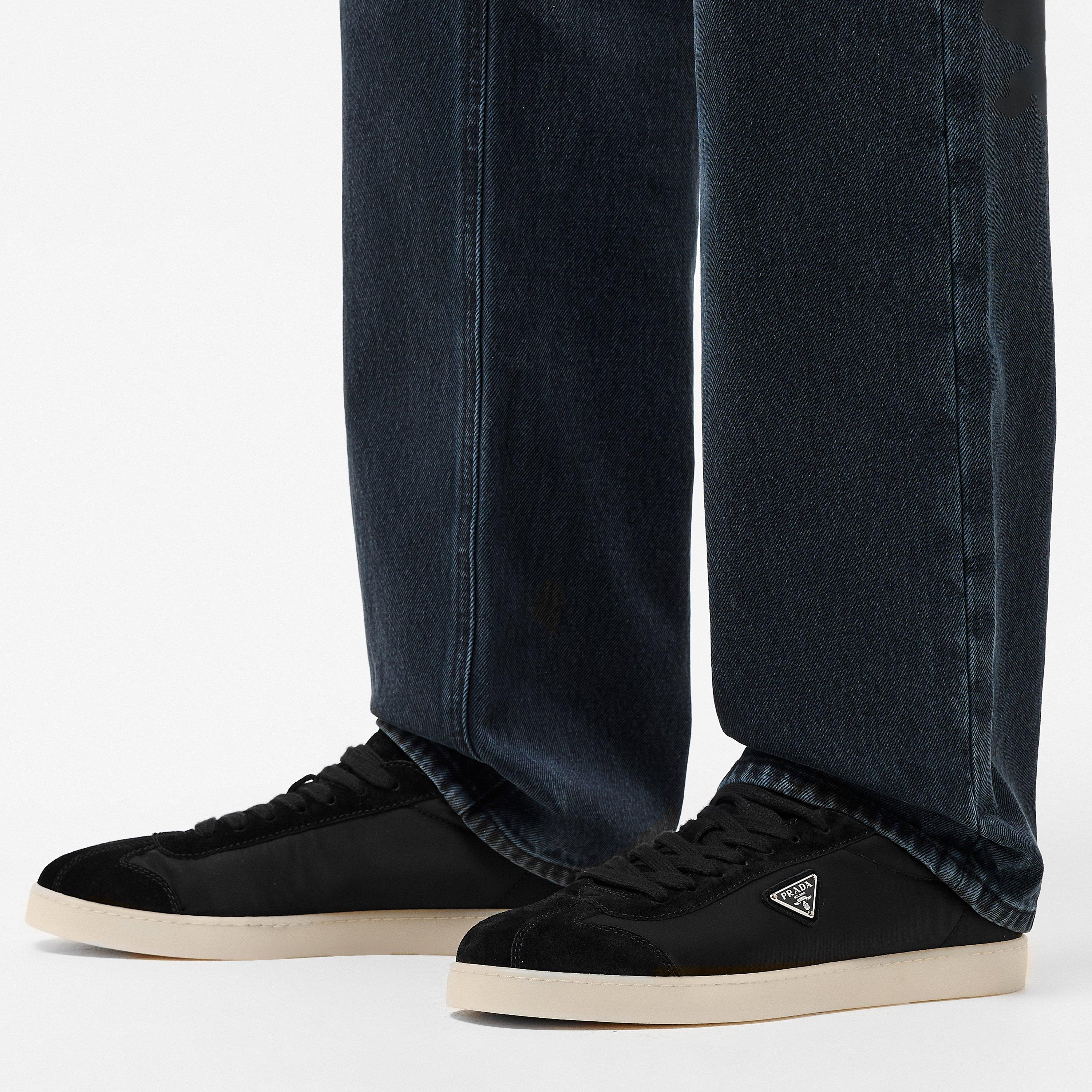 Black - Prada - Men's Low Trainers - 3