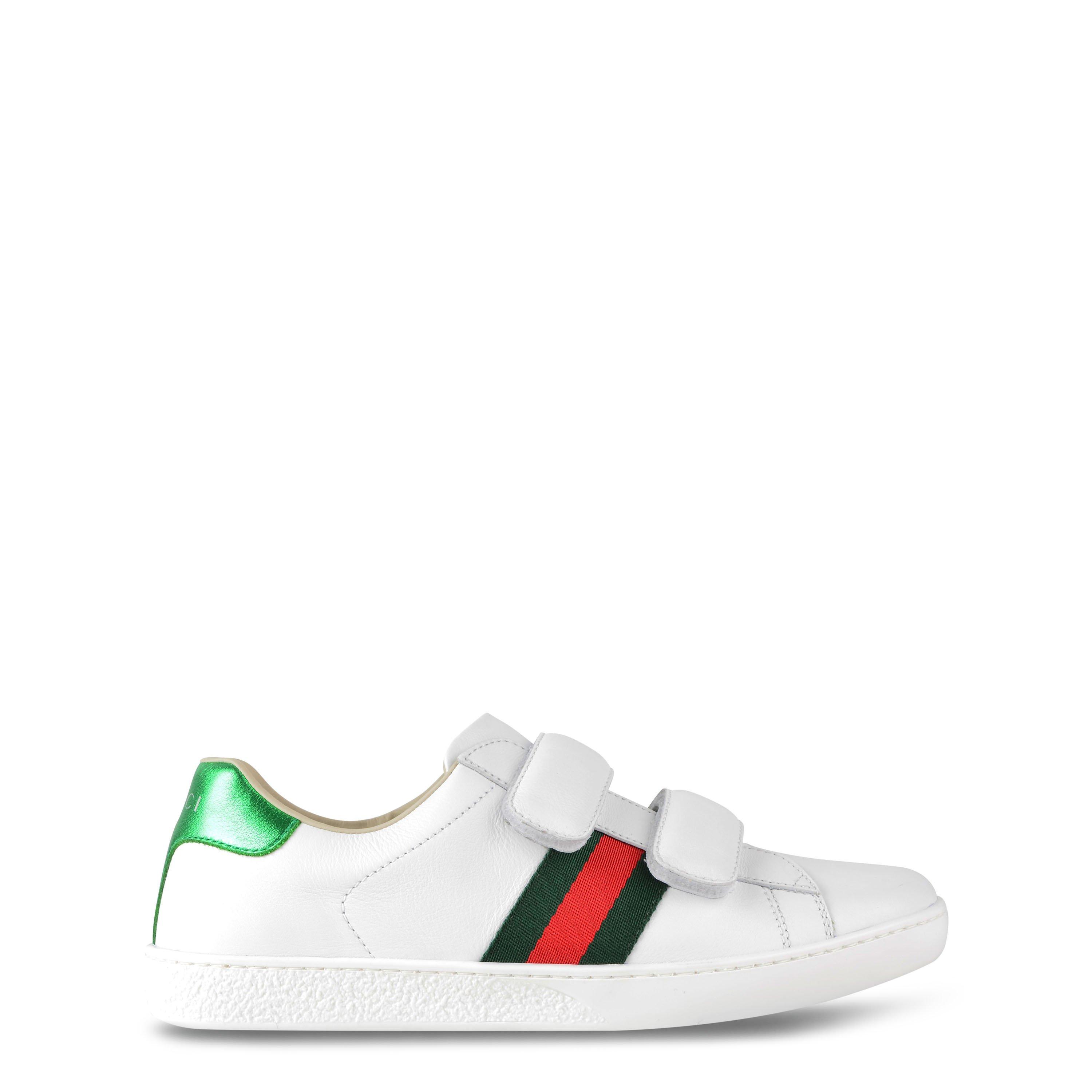 Gucci Ace Leather Trainers Unisex Juniors Low Trainers Cruise Fashion