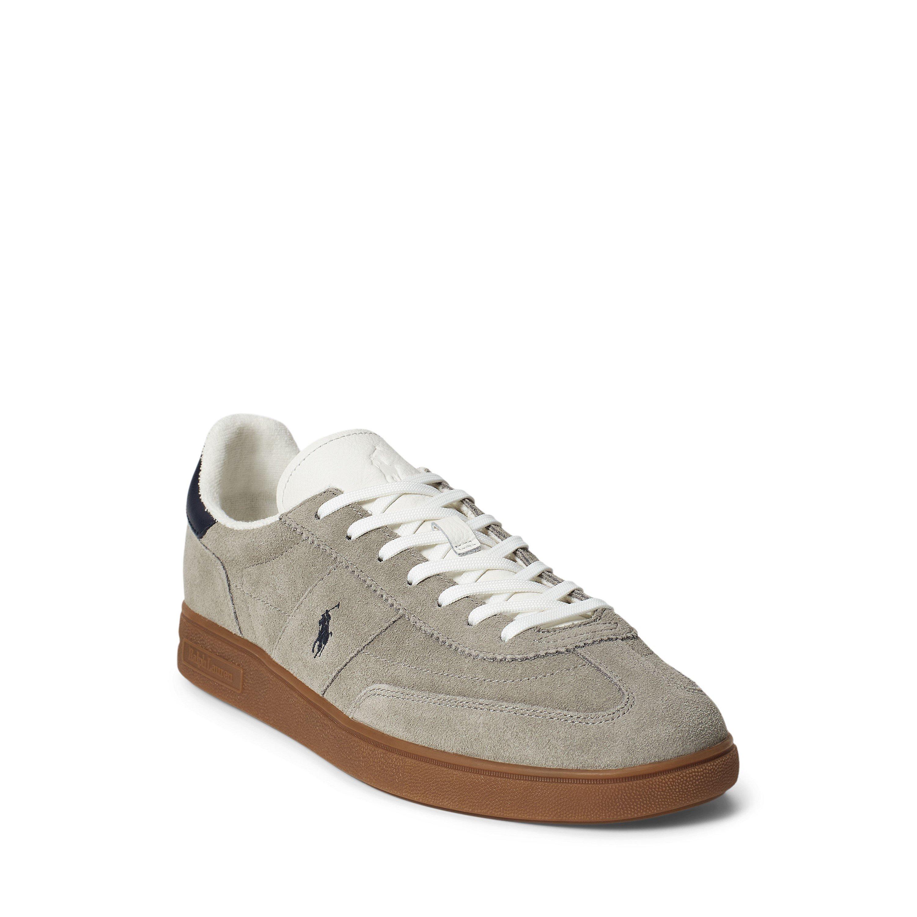 Grey/Navy/Gum - Polo Ralph Lauren - Men's Bedford Low-Top Trainers - 2
