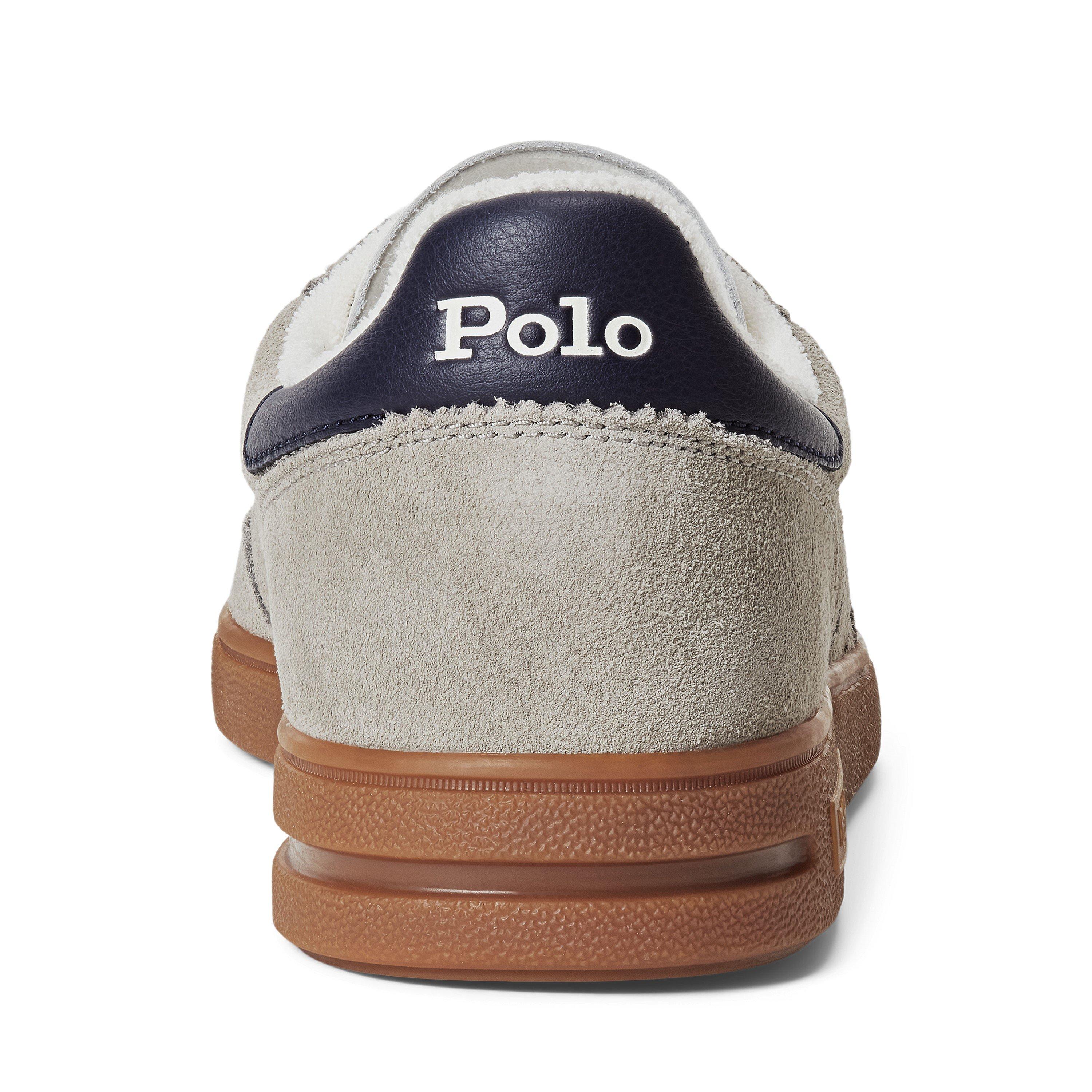 Grey/Navy/Gum - Polo Ralph Lauren - Men's Bedford Low-Top Trainers - 5