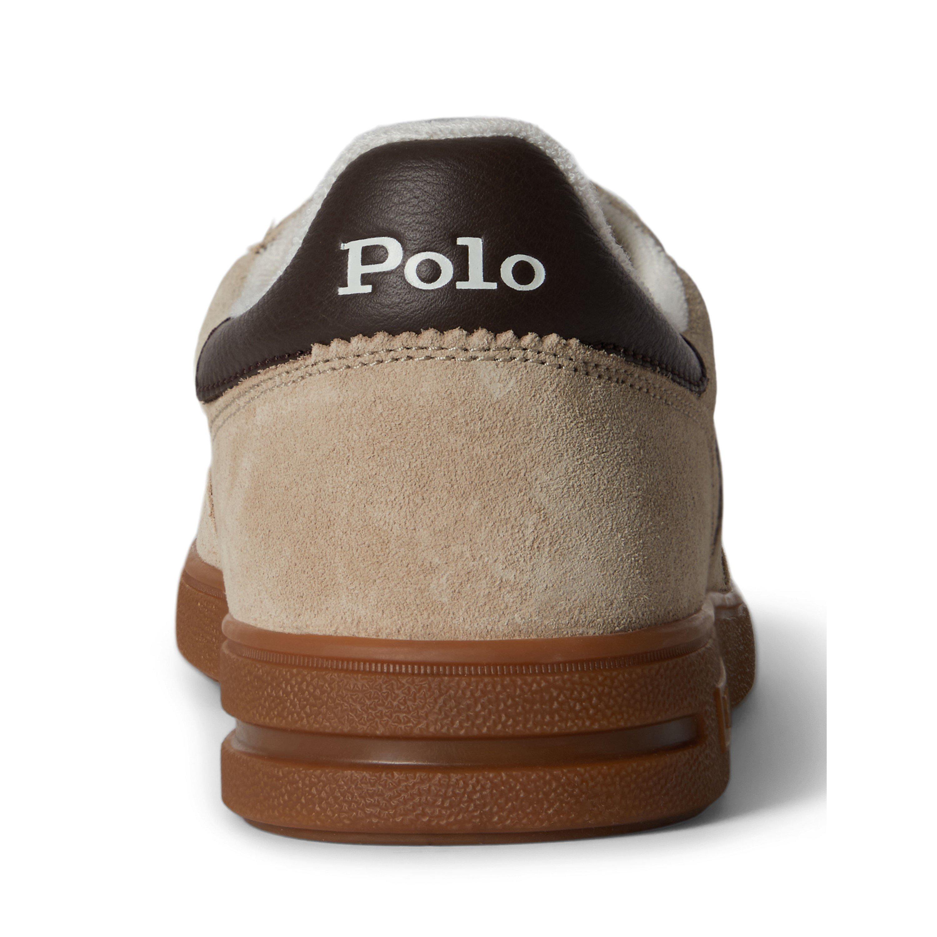 Milkshake/Brwn - Polo Ralph Lauren - Men's Bedford Low-Top Trainers - 4