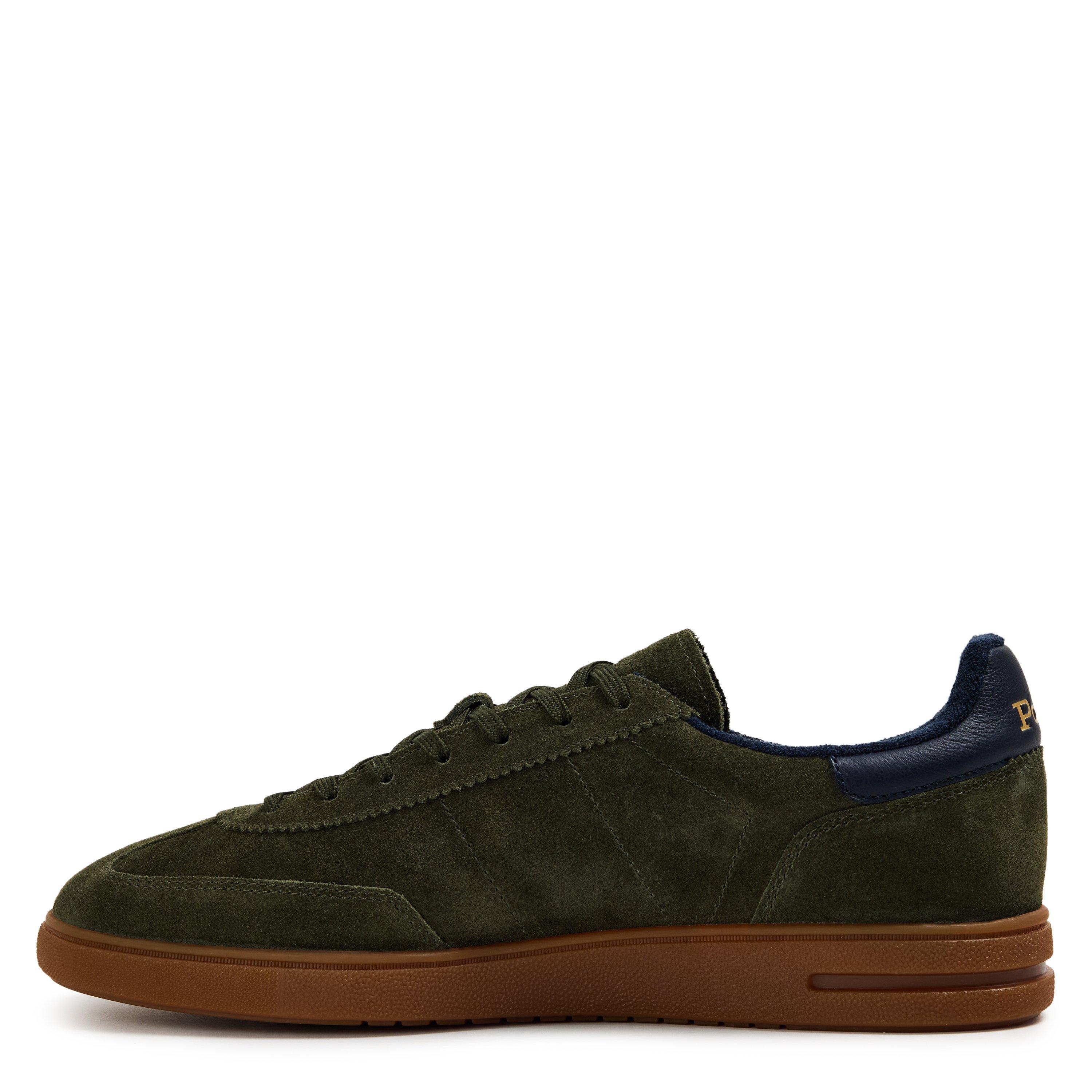 Olive/Navy - Polo Ralph Lauren - Men's Bedford Low-Top Trainers - 2