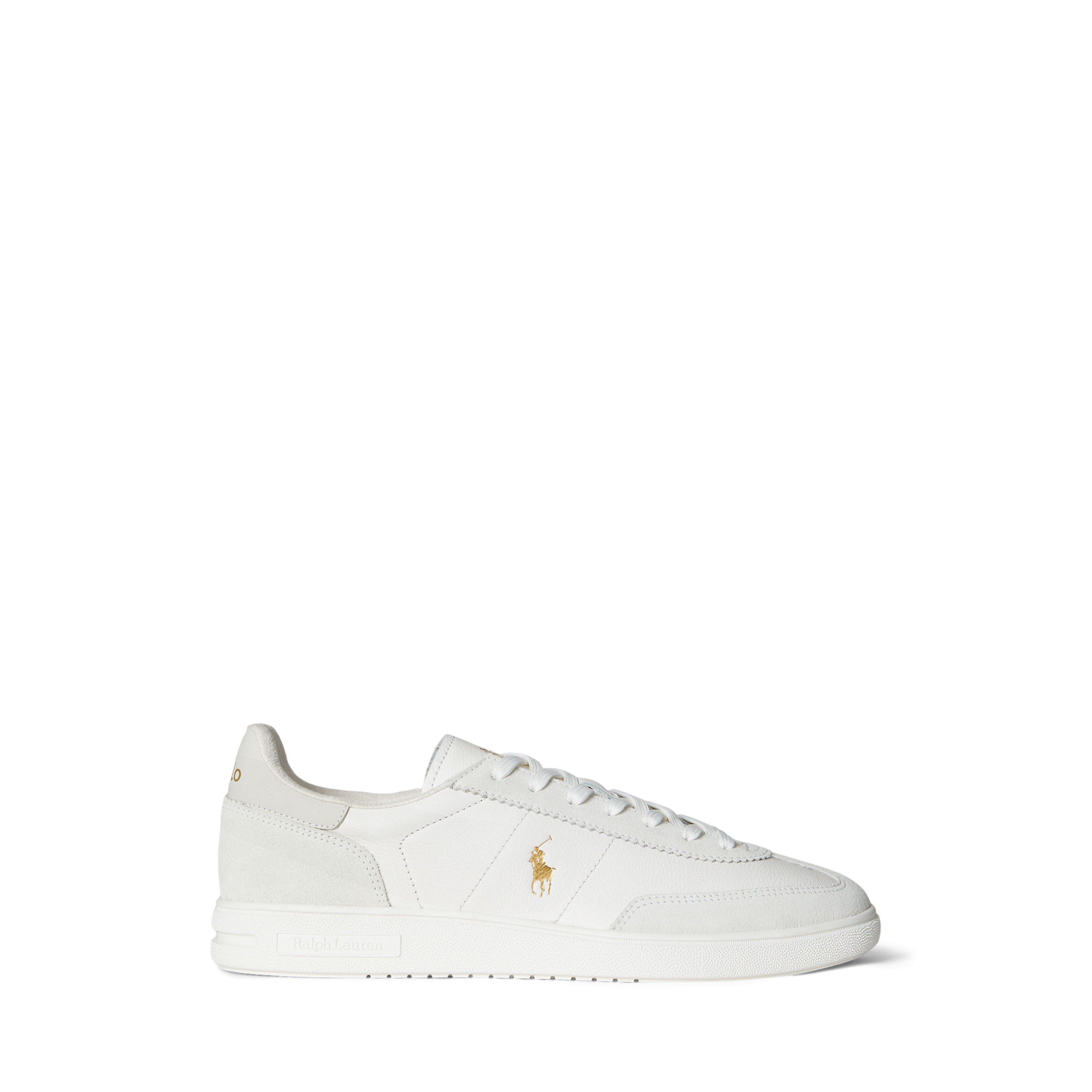 Polo Ralph Lauren Men's Bedford Low-Top Trainers - White/White - 9 (43)