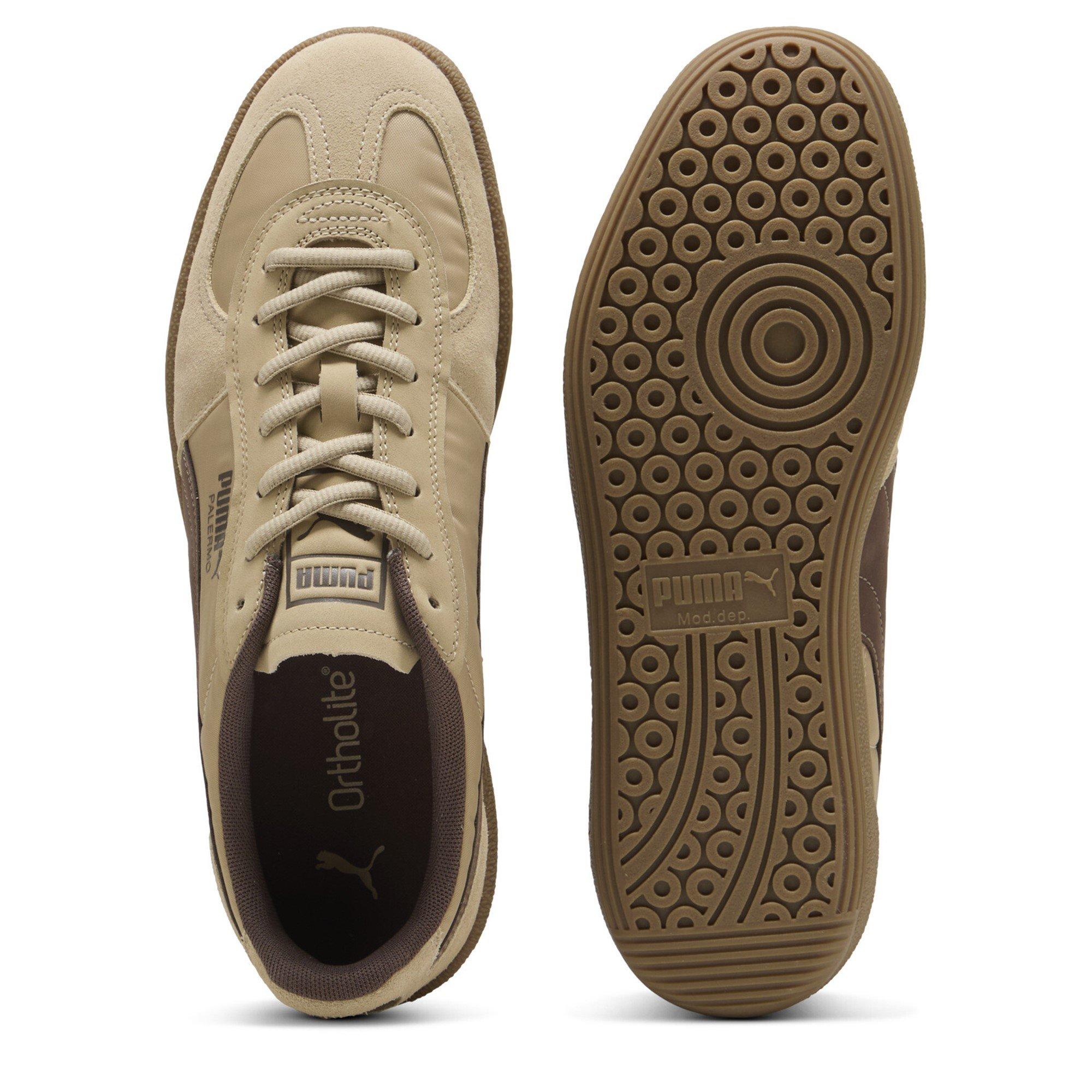 Almond/Bronze - Puma - Palermo Pop Unisex Adults Sneakers - 3