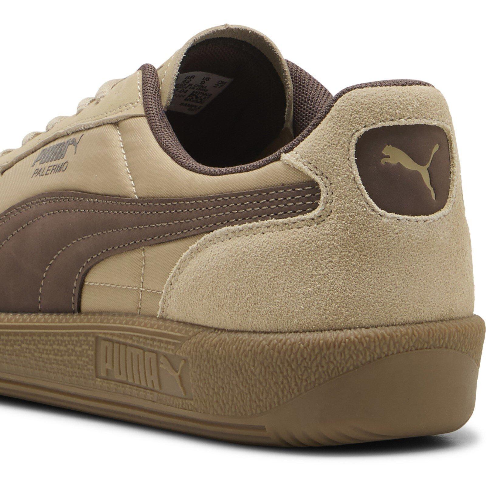 Almond/Bronze - Puma - Palermo Pop Unisex Adults Sneakers - 5