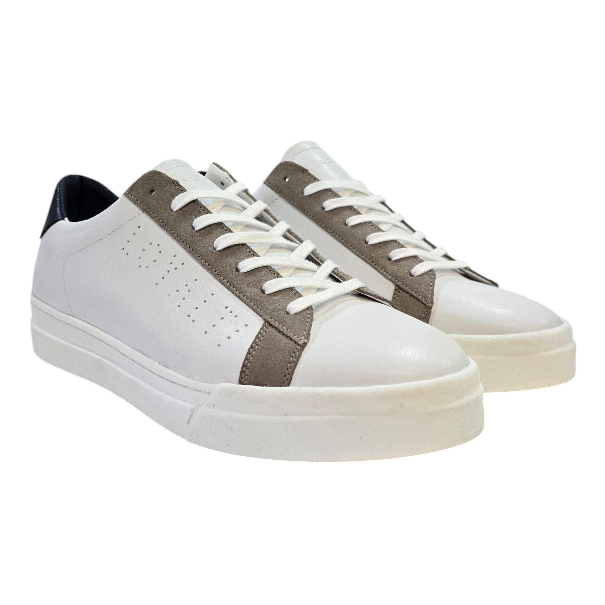 White/Grey/Navy - Loyalti - Levia Low-Top Trainers - 3