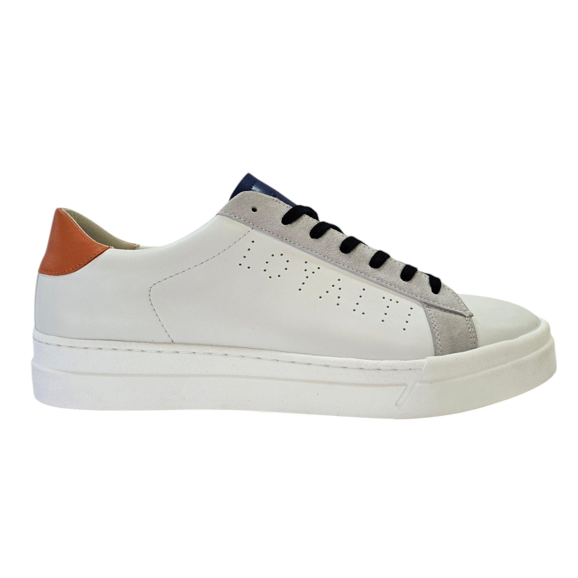 Loyalti Men's Levia Low-Top Trainers - White/Lt Grey - 7 (41)