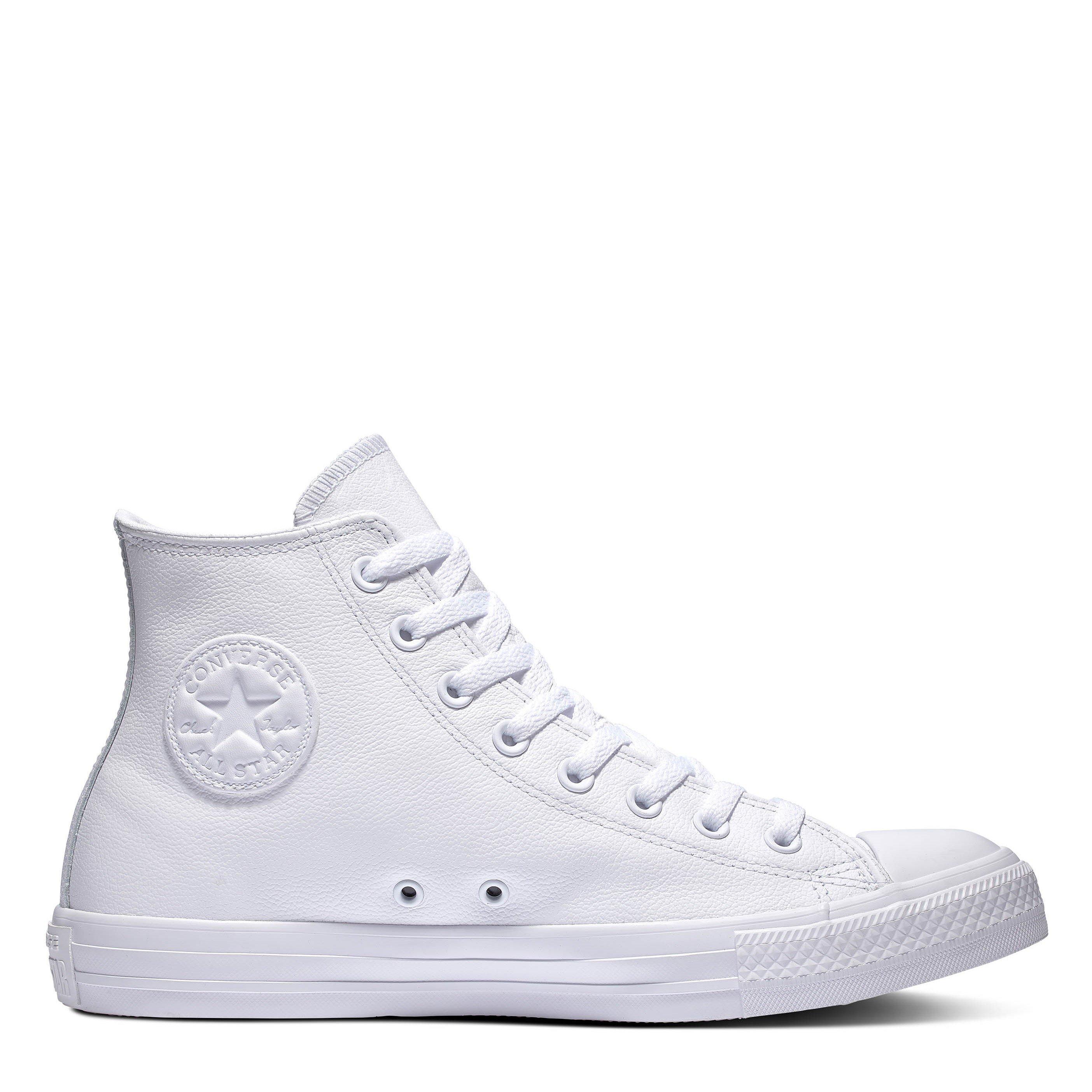 White 100 - Converse - All Star Mono Leather Trainers - 1