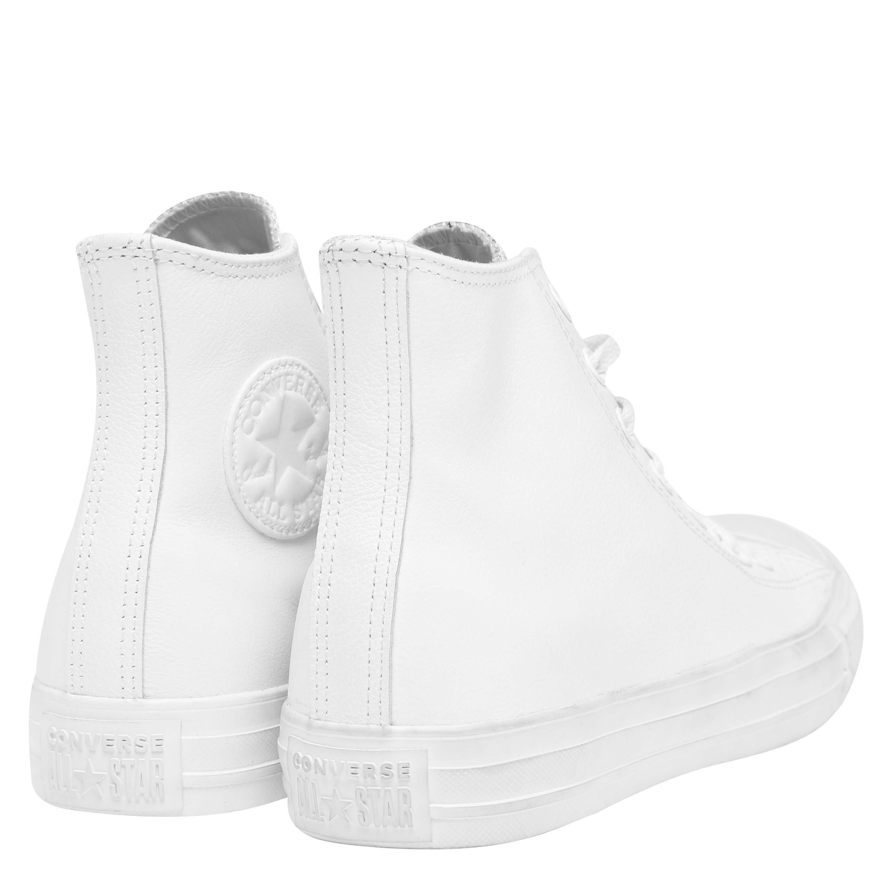 White 100 - Converse - All Star Mono Leather Trainers - 5