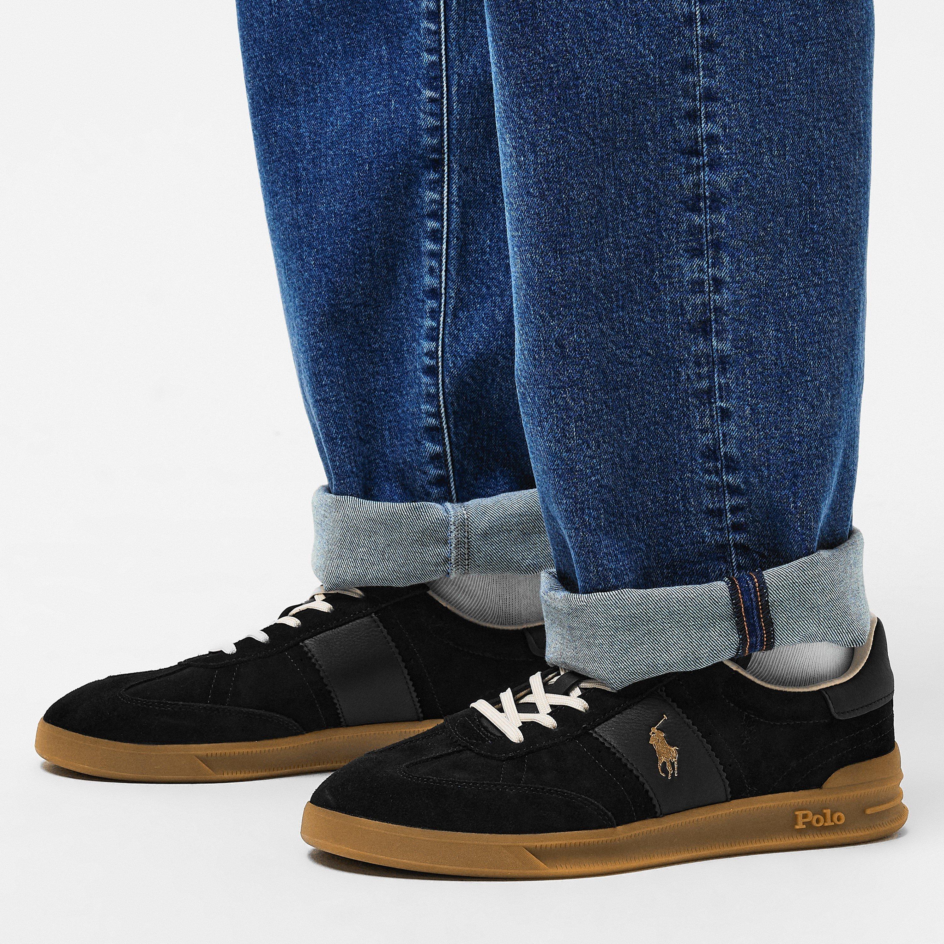 Black - Polo Ralph Lauren - Men's Aera Low-Top Trainers - 3