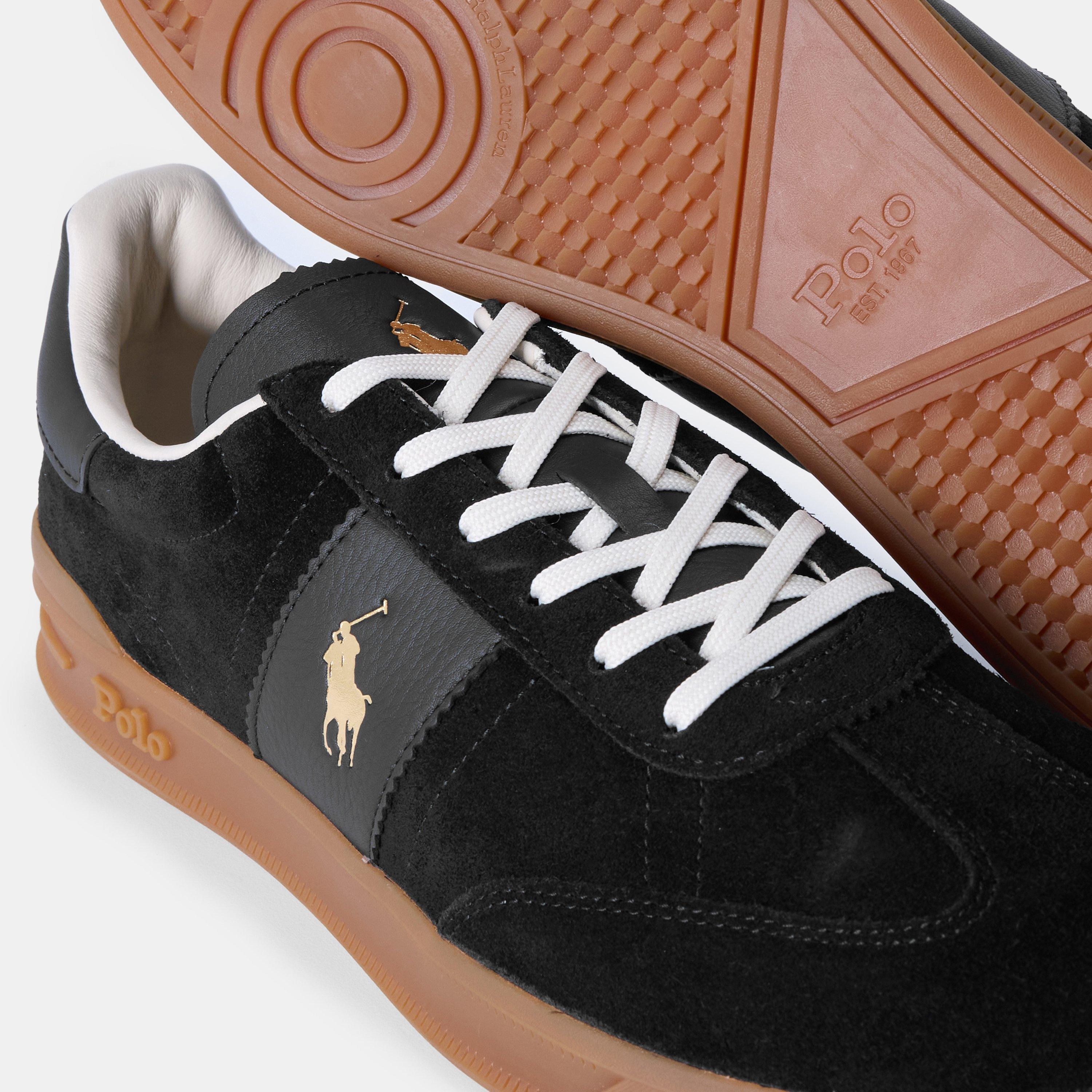 Black - Polo Ralph Lauren - Men's Aera Low-Top Trainers - 4