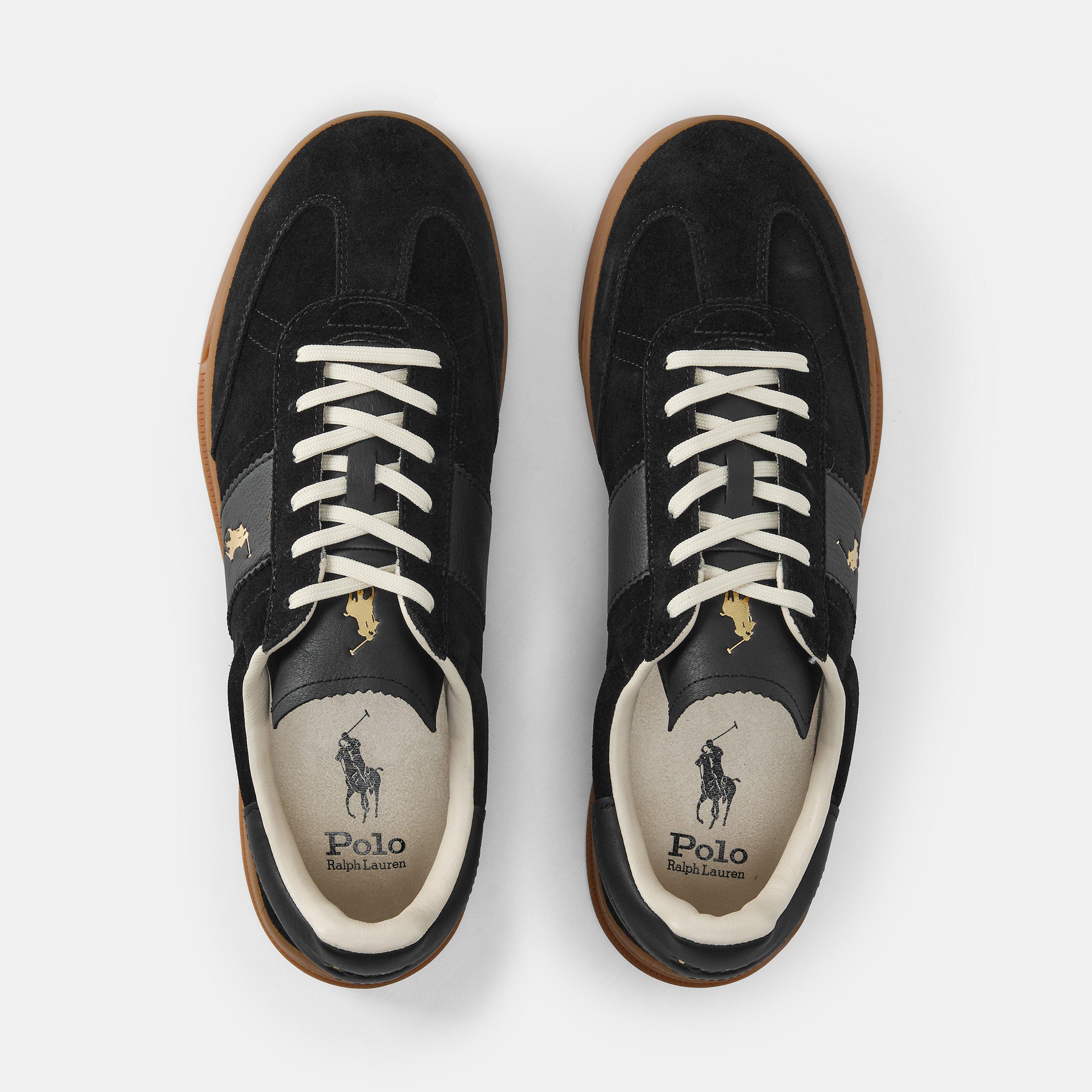 Black - Polo Ralph Lauren - Men's Aera Low-Top Trainers - 5