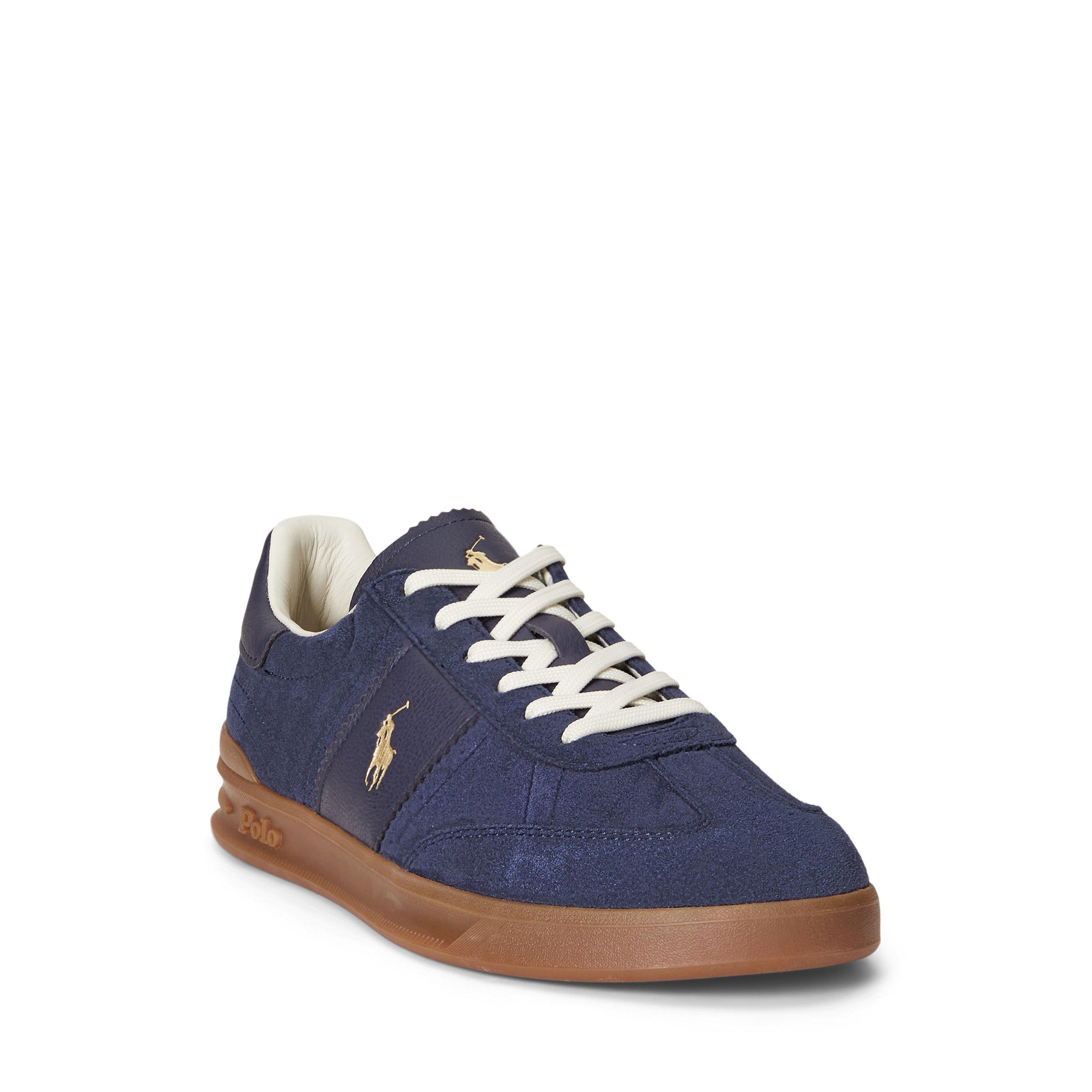 Hunter Navy - Polo Ralph Lauren - Men's Aera Low-Top Trainers - 2