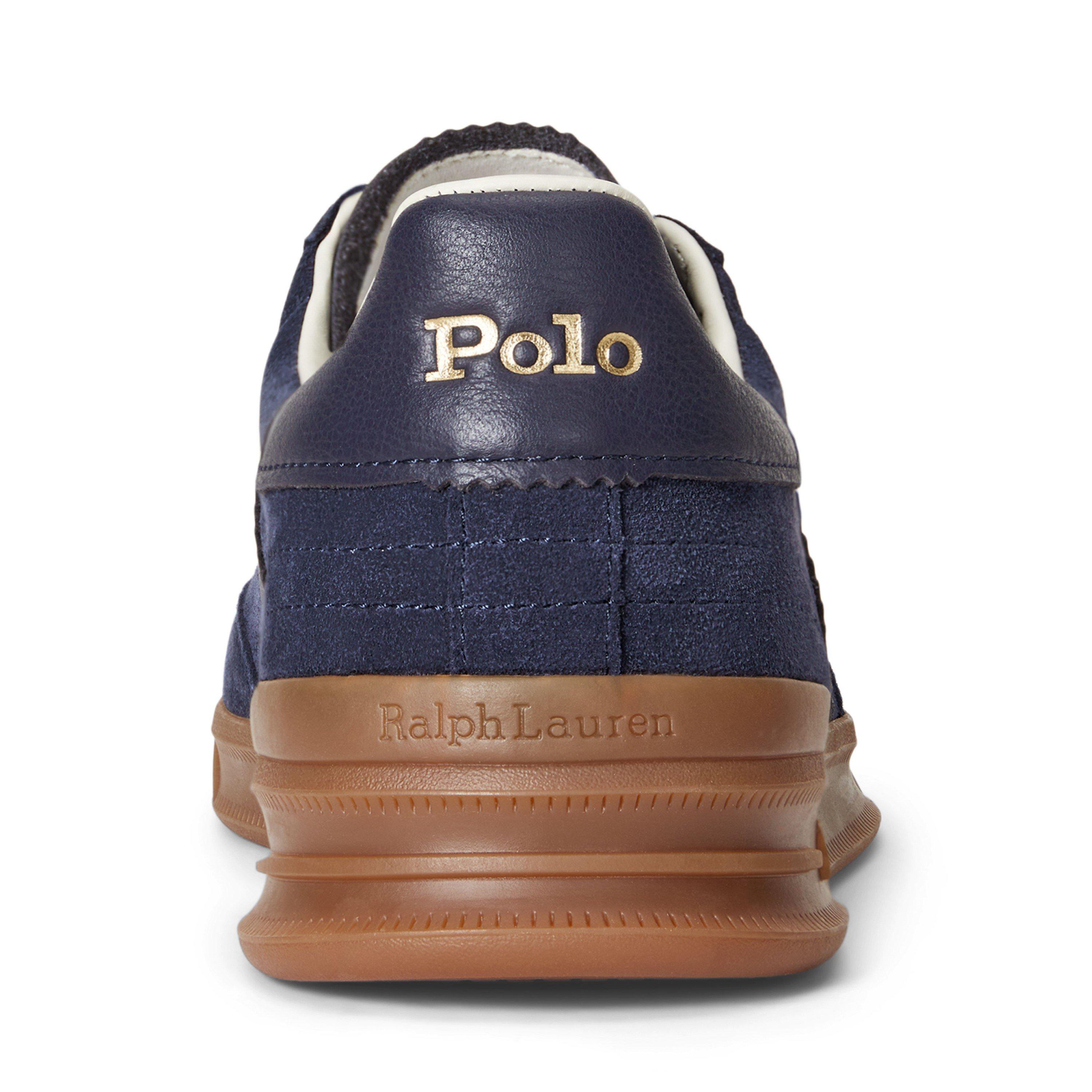 Hunter Navy - Polo Ralph Lauren - Men's Aera Low-Top Trainers - 5