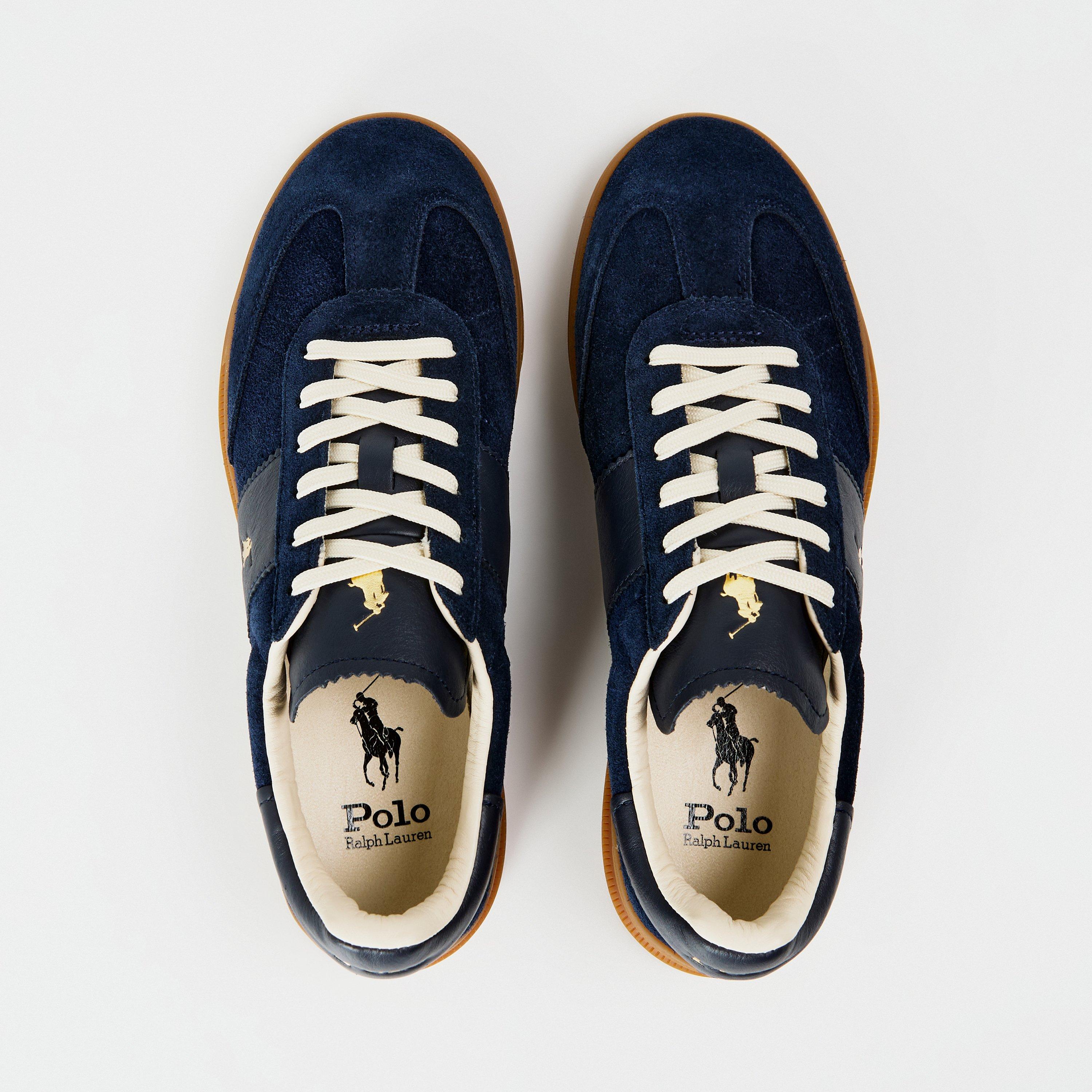 Hunter Navy - Polo Ralph Lauren - Men's Aera Low-Top Trainers - 6
