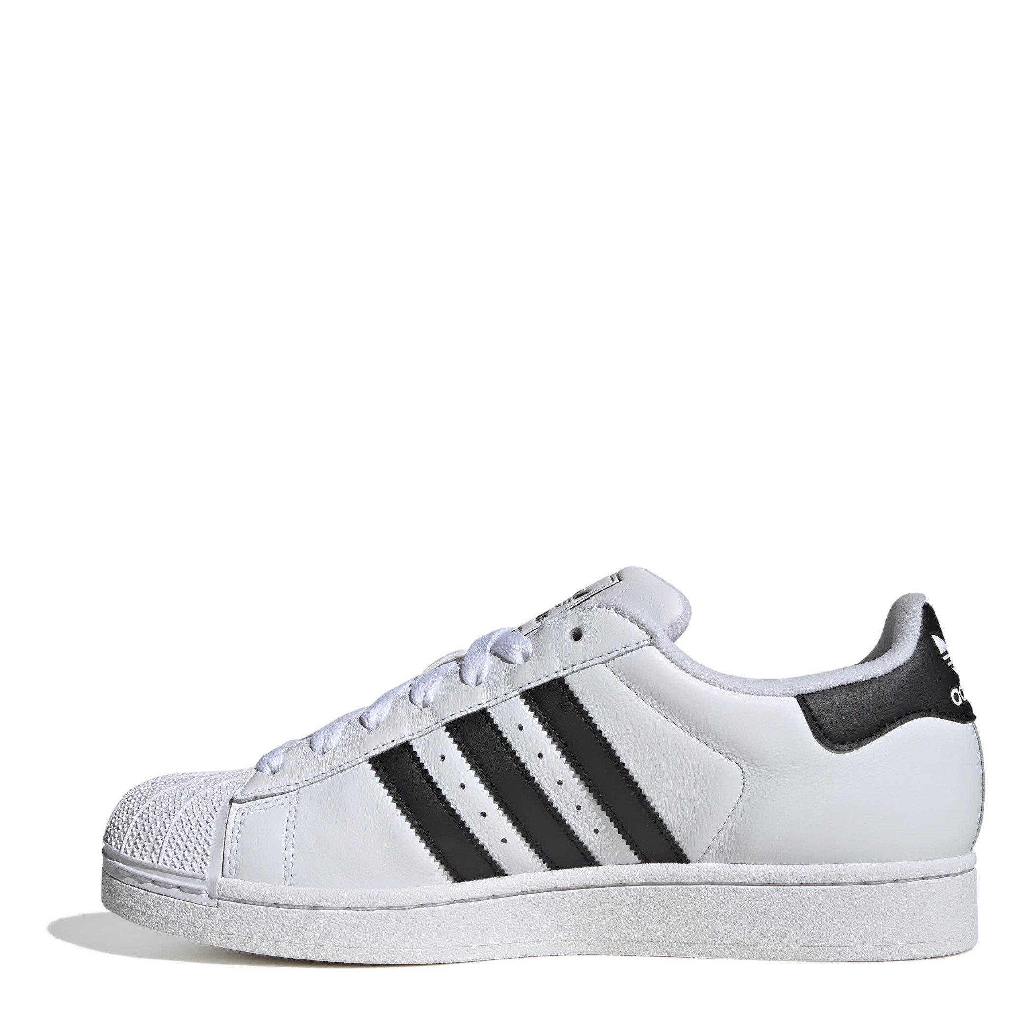 White/Black - adidas Originals - Superstar II Trainers - 2
