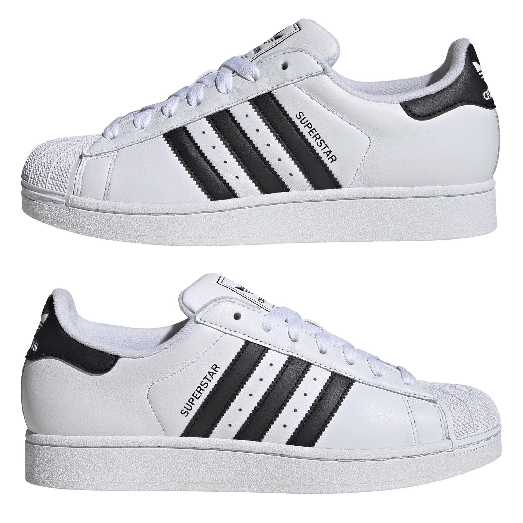 White/Black - adidas Originals - Superstar II Trainers - 9