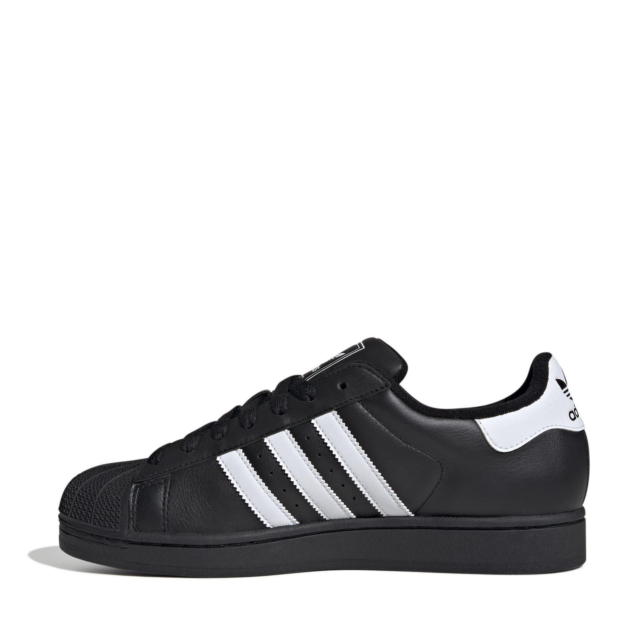 Black/White - adidas Originals - Adidas Superstar II Trainers - 2