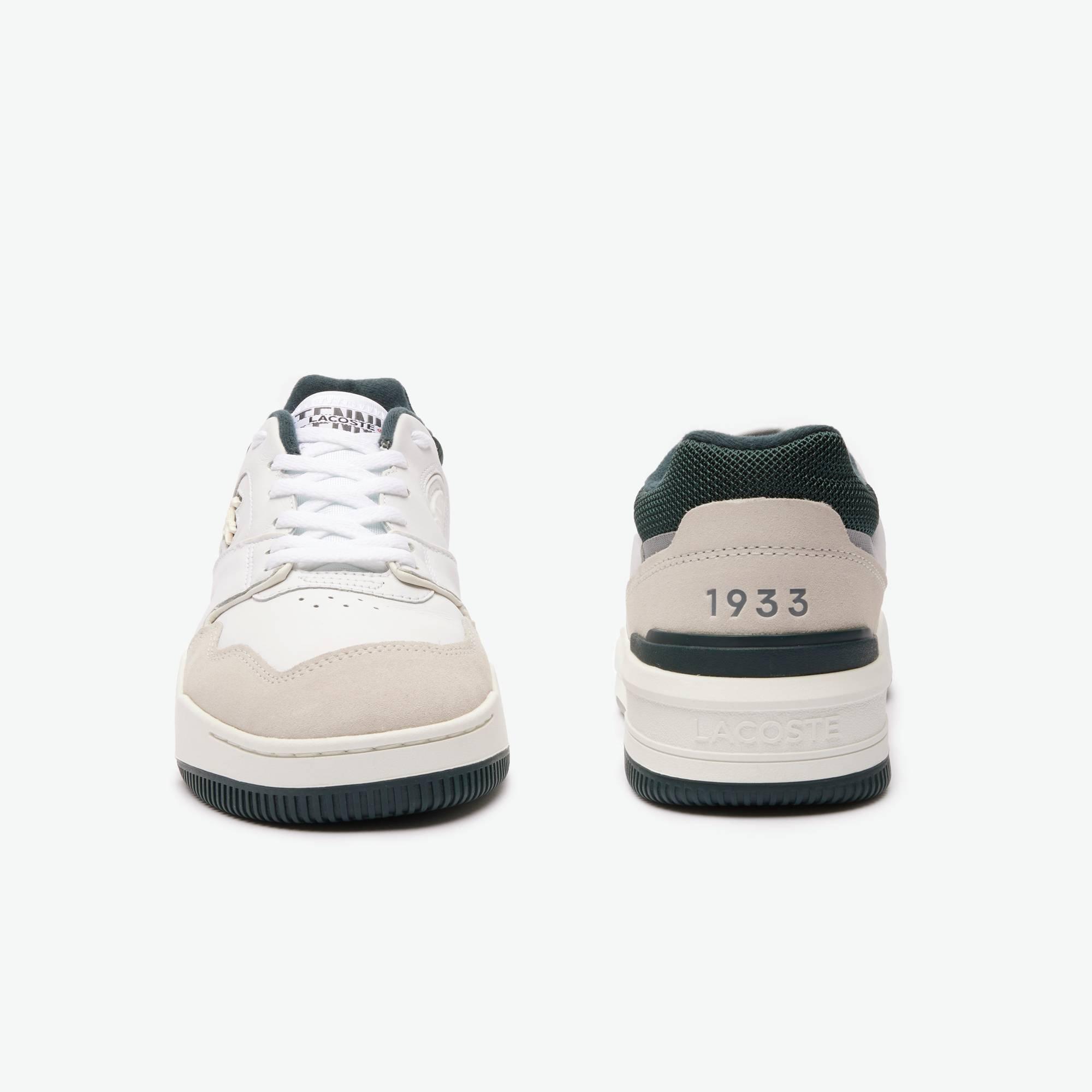 Branco/Verde Escuro - Lacoste - LineShot Trainers - 2