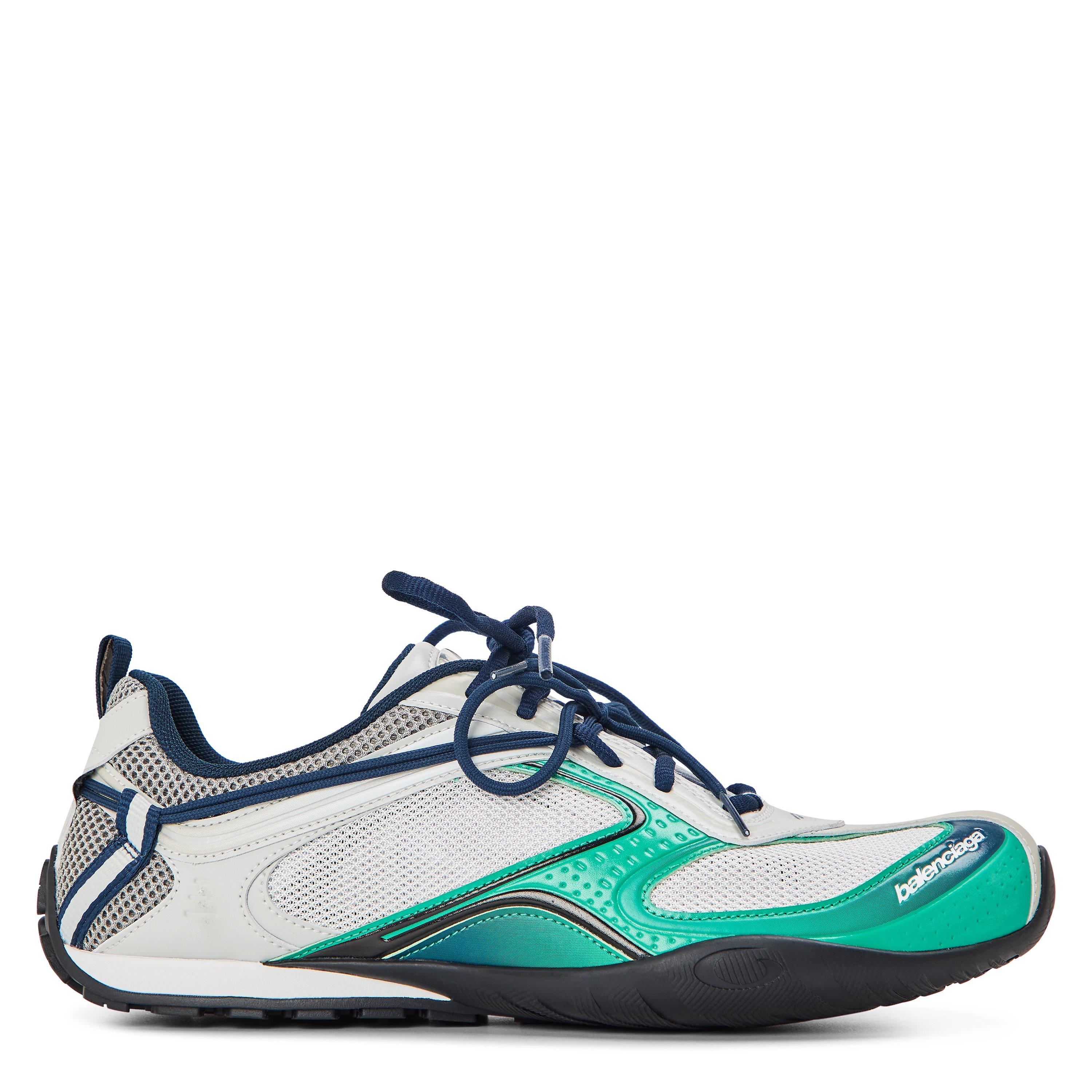 Balenciaga Men's Low-Top Trainers - Gry/Green/Blk - 11 (45)