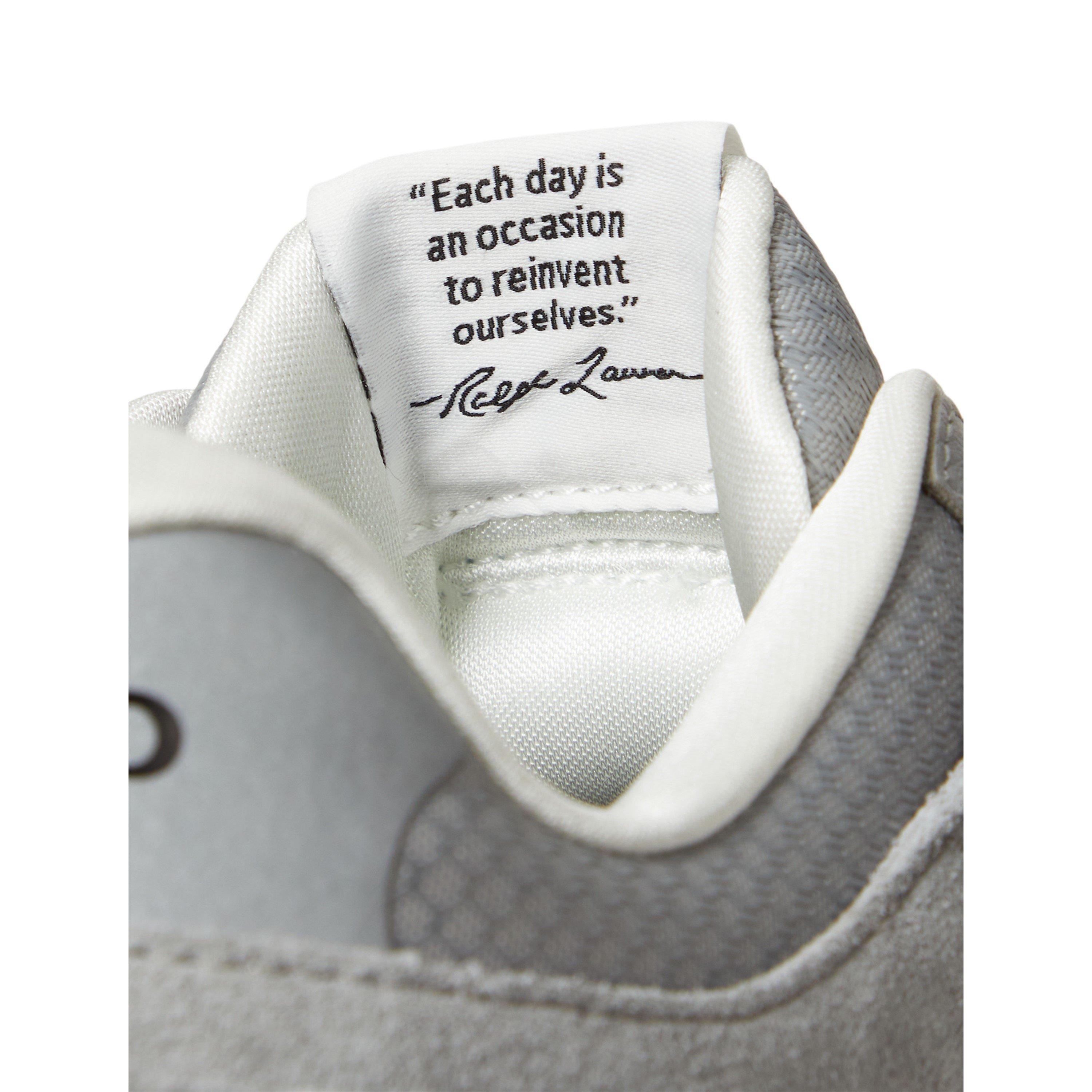 Tonal Soft Grey - Polo Ralph Lauren - Men's Train 89 Low-Top Trainers - 3