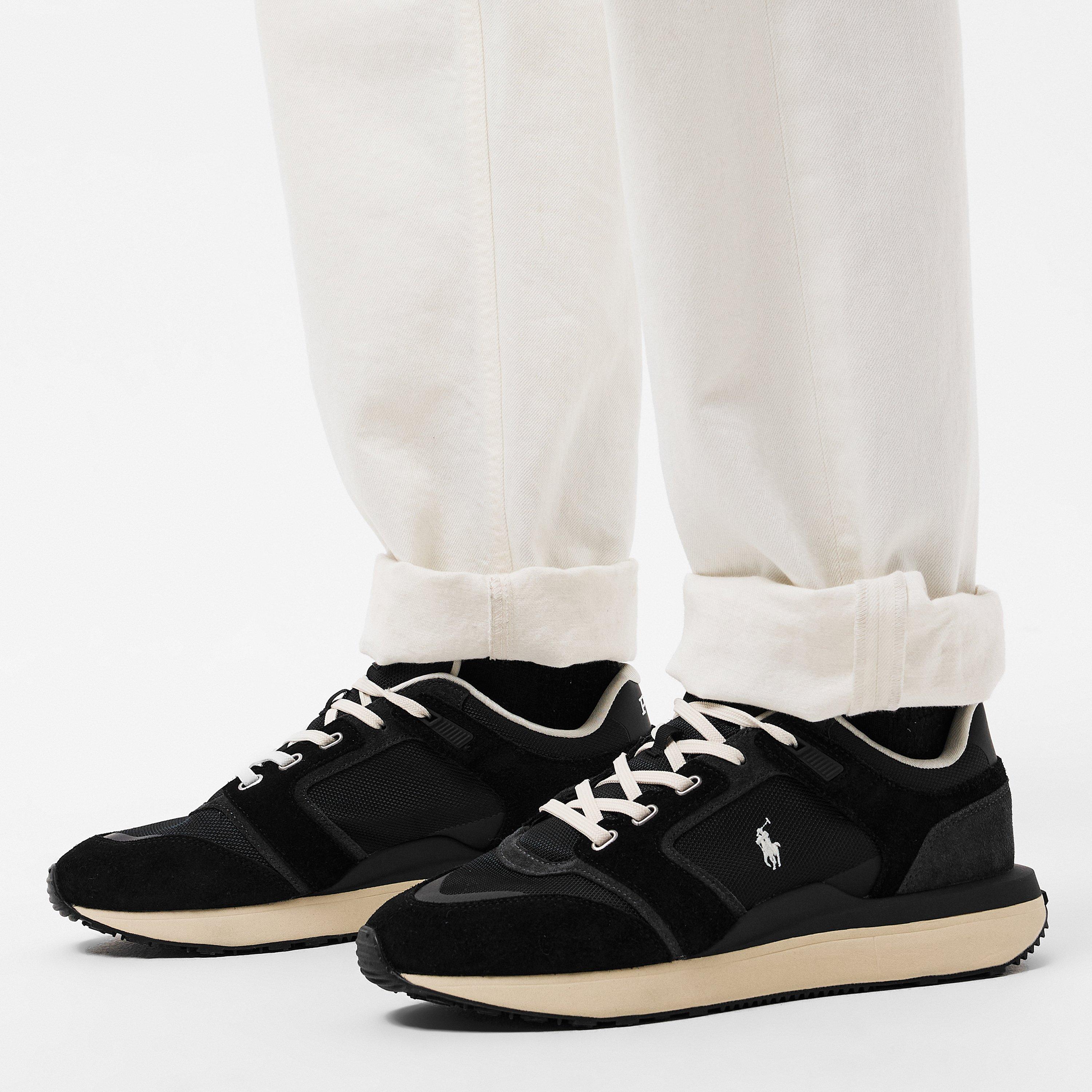 Black/Grey - Polo Ralph Lauren - Men's Train 89 Low-Top Trainers - 3