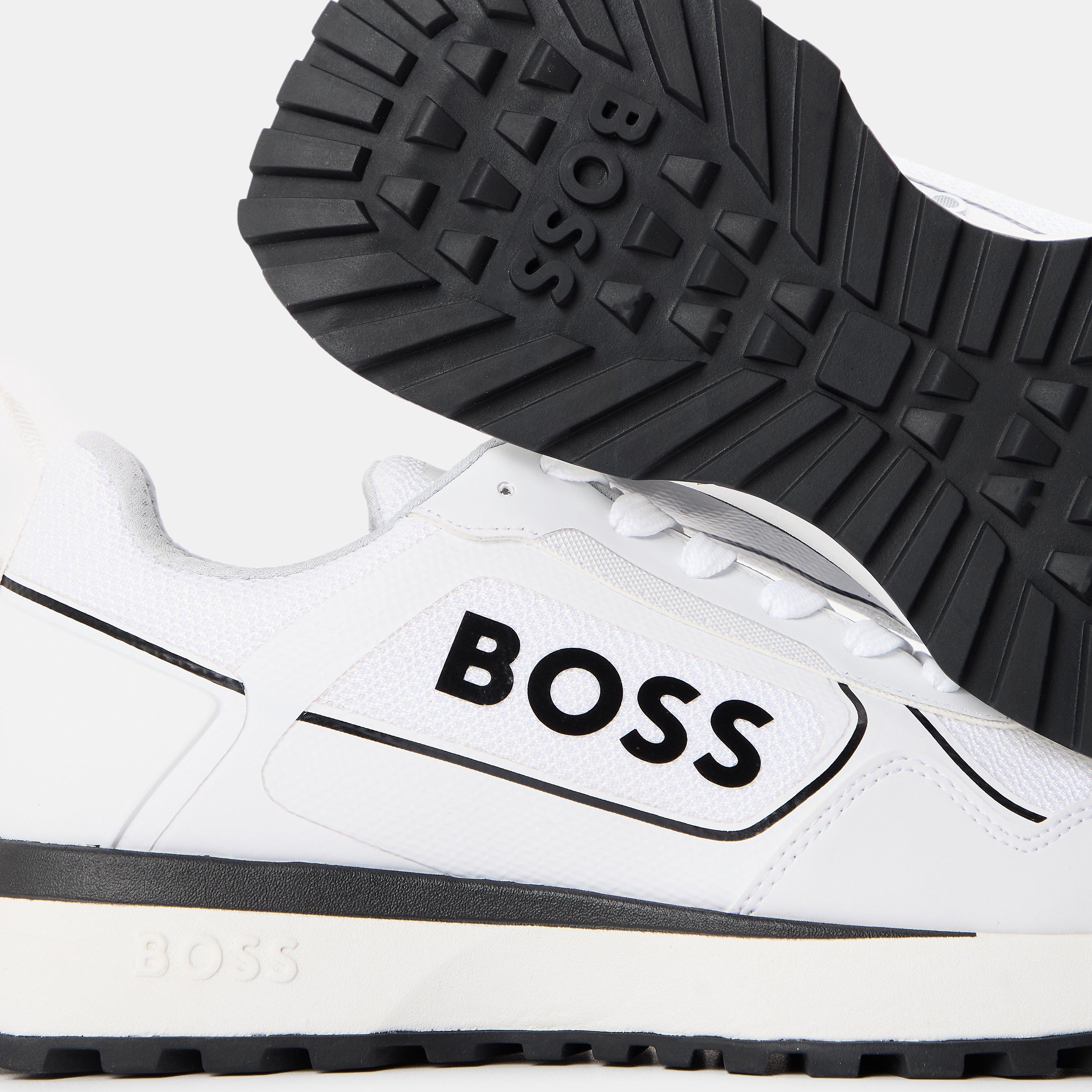Natural - Boss - Men's Jonah Runners Low-Top Trainers - 3