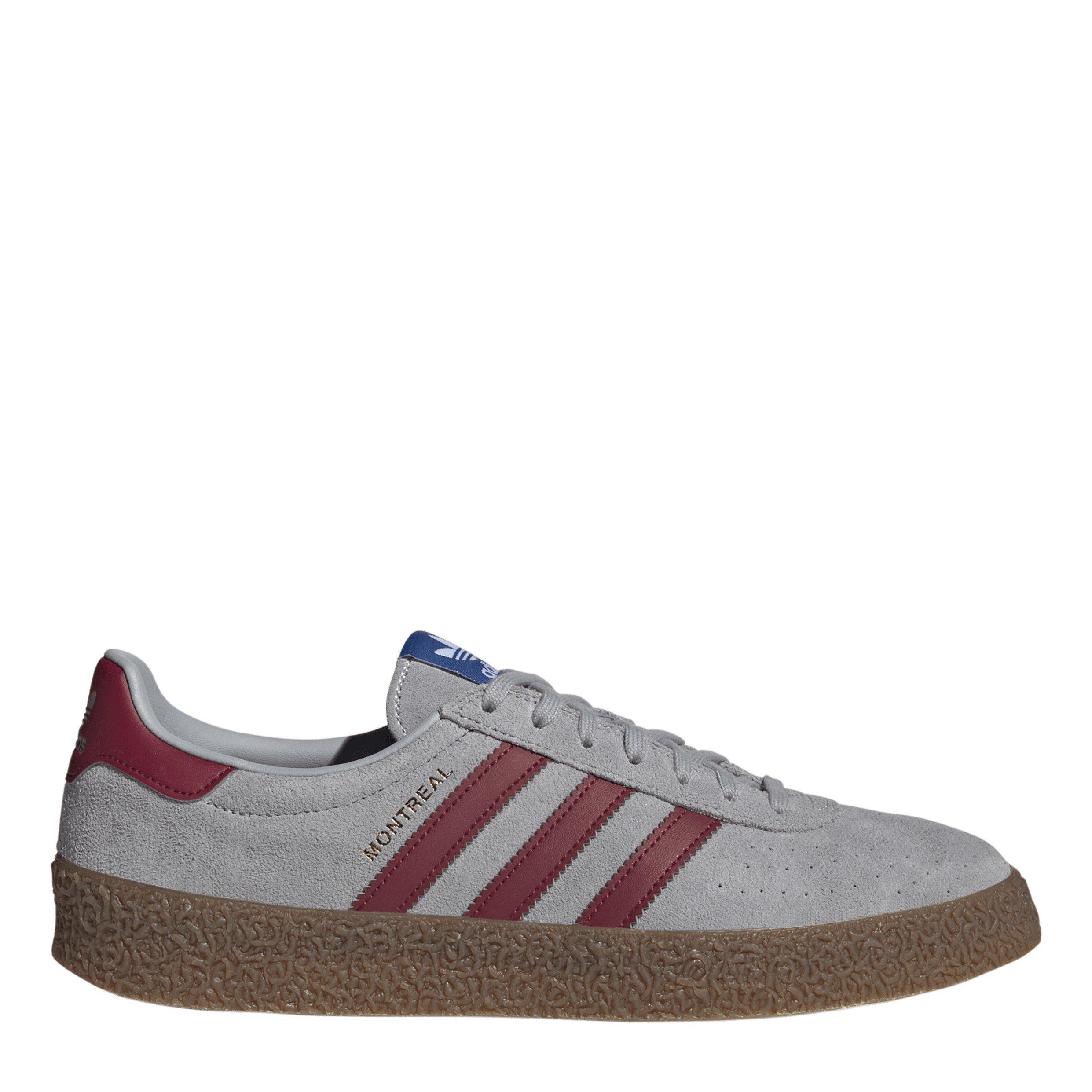 adidas Originals Mens Montreal Trainers - Grey/Red - Size 9 (43.3)