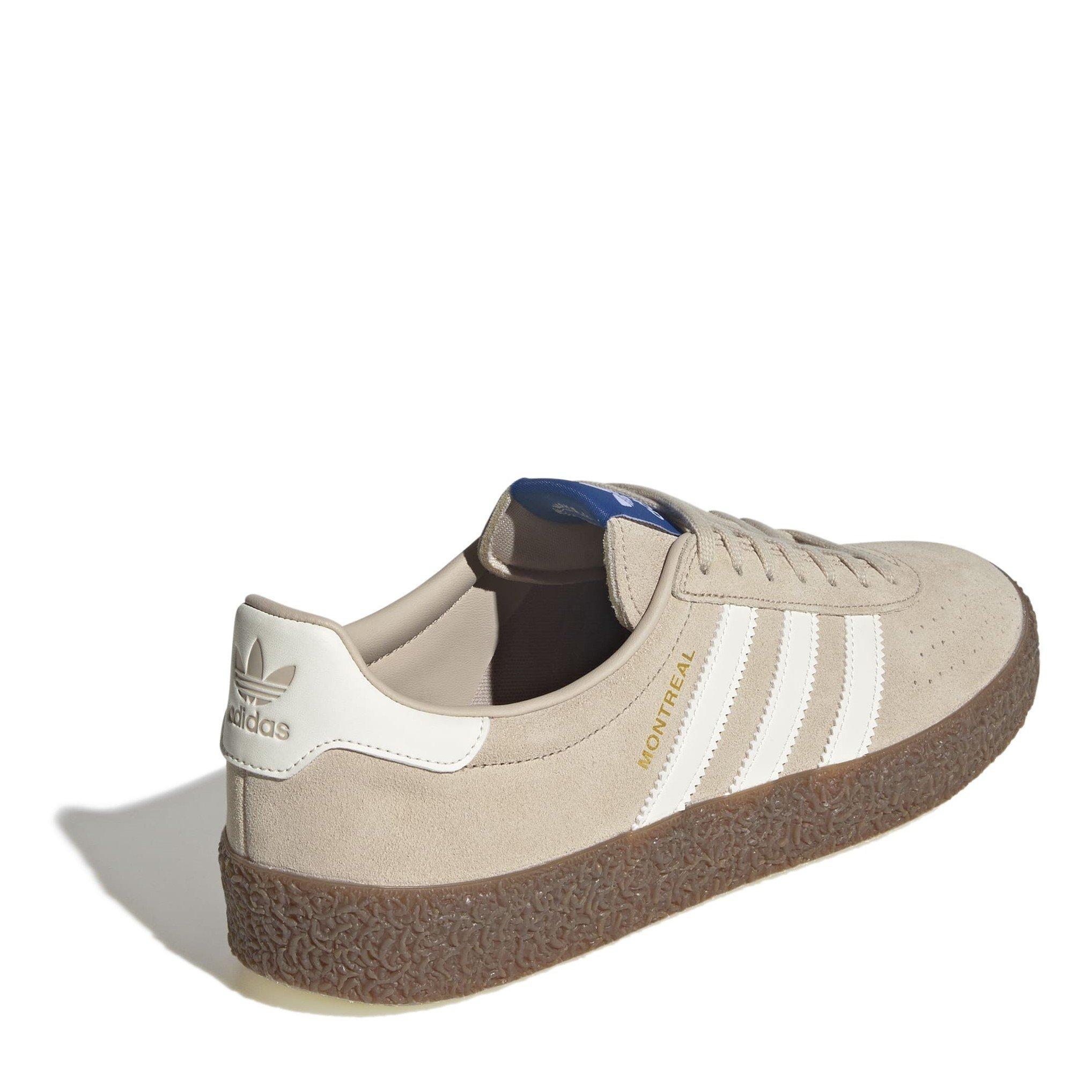 Biege/White - adidas Originals - Mens Montreal Trainers - 4