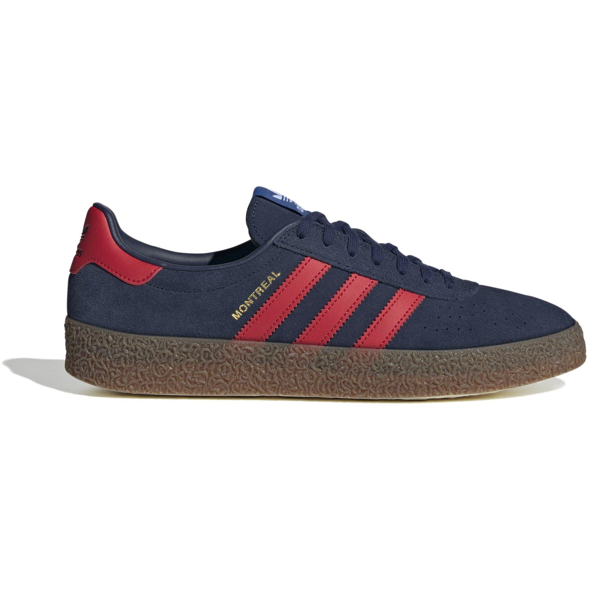 Indigo/Scarlet - adidas Originals - Men's Montreal Low-Top Trainers - 1