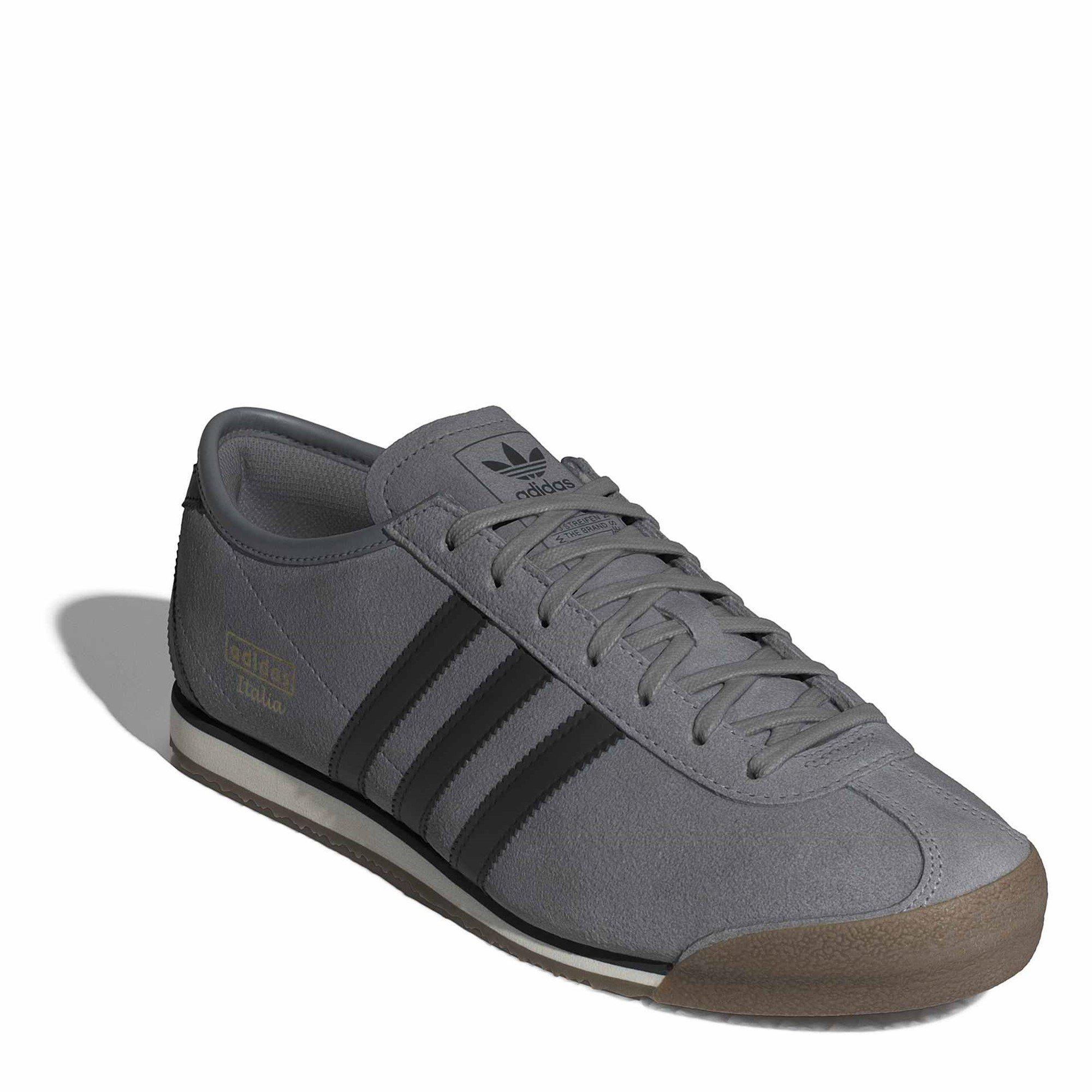 Grey/Black - adidas Originals - Men's Italia Low-Top Trainers - 3