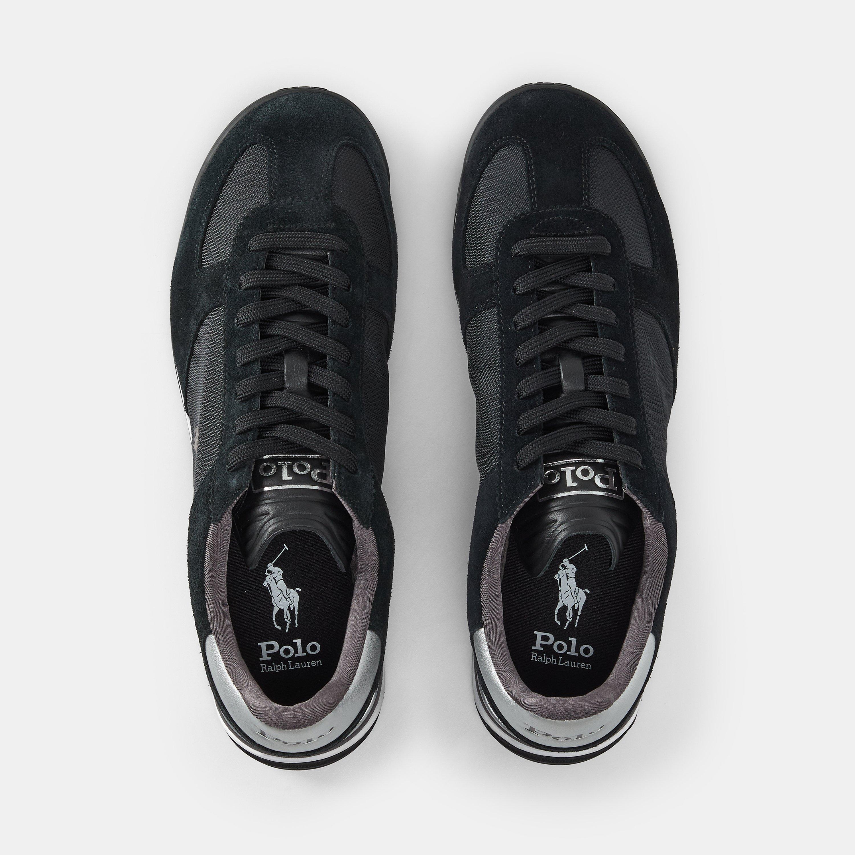 Blk/Gry/Slvr - Polo Ralph Lauren - Men's Varick Low-Top Trainers - 5