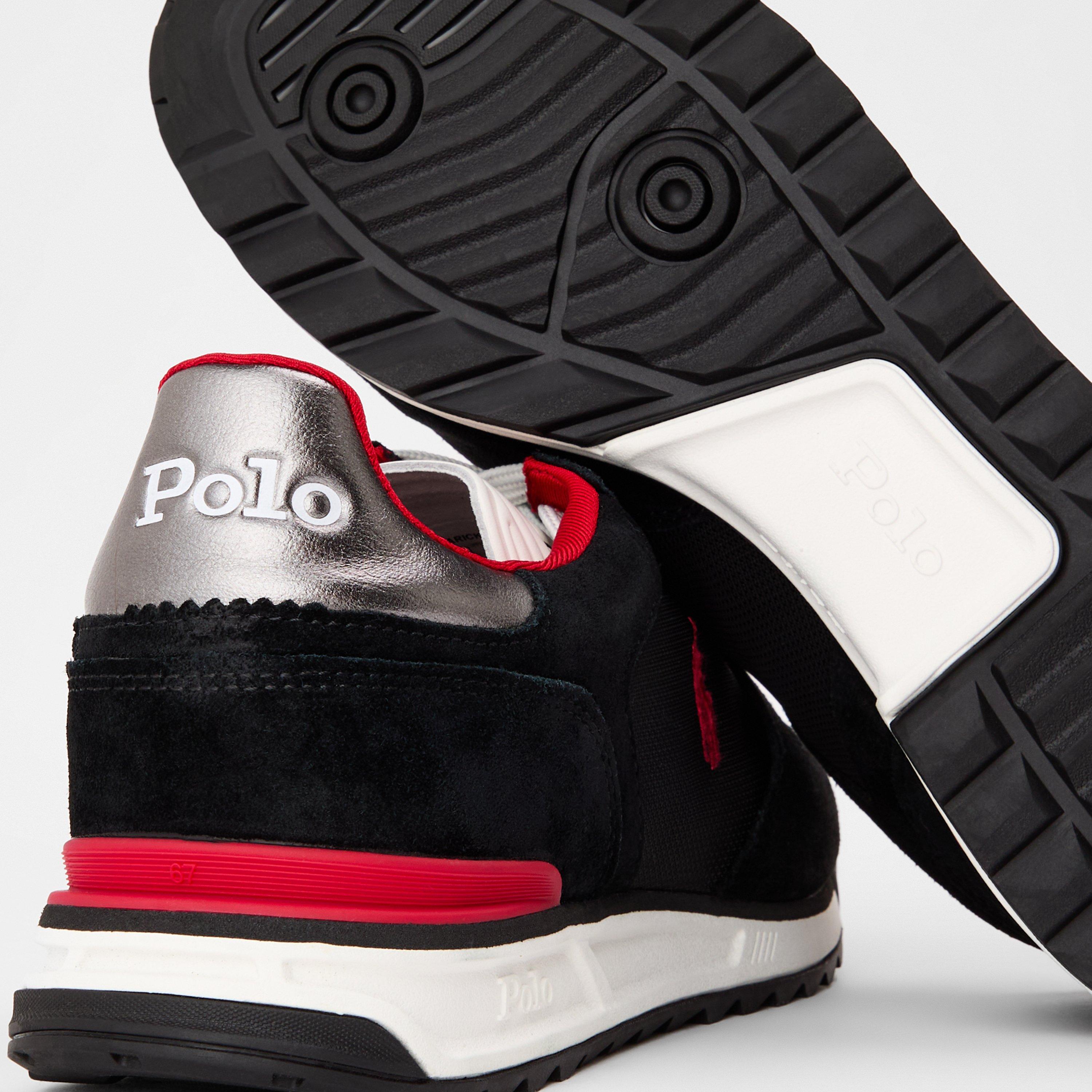 Blk/Gry/Red - Polo Ralph Lauren - Men's Varick Low-Top Trainers - 3