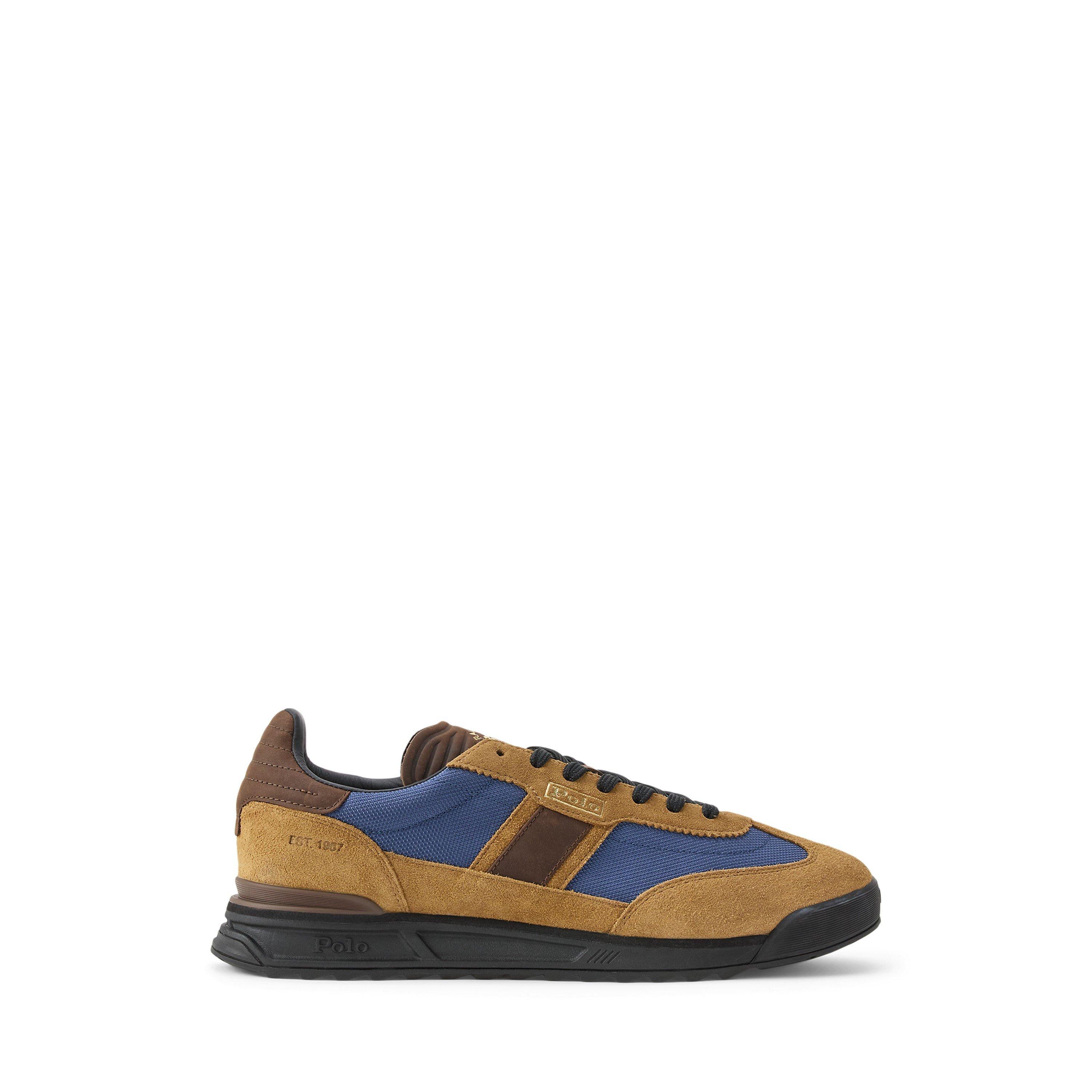 Polo Ralph Lauren Men's Varick Low-Top Trainers - Brown/Navy - 10 (44)