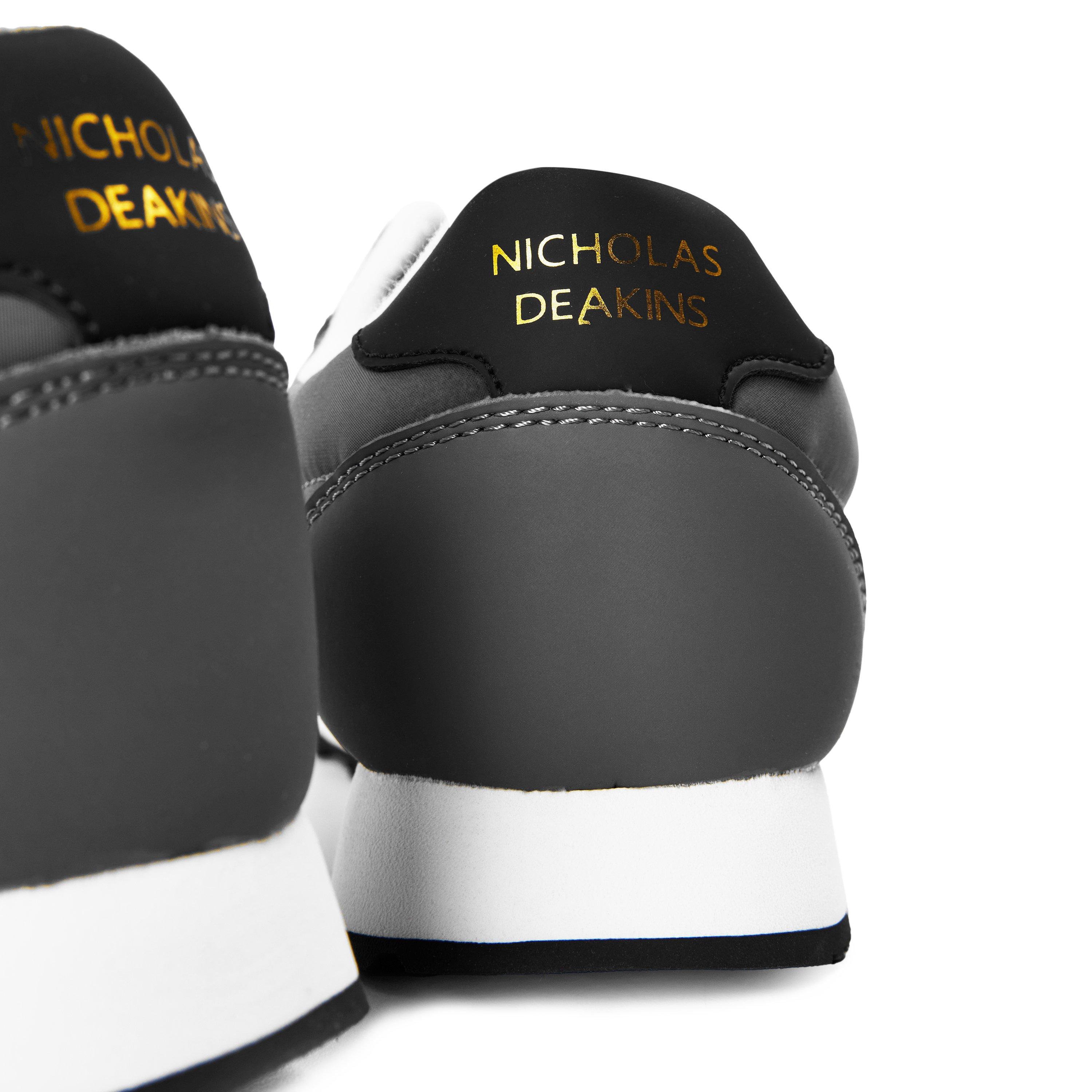 Charcoal - Nicholas Deakins - Men's Archer Low-Top Trainers - 4