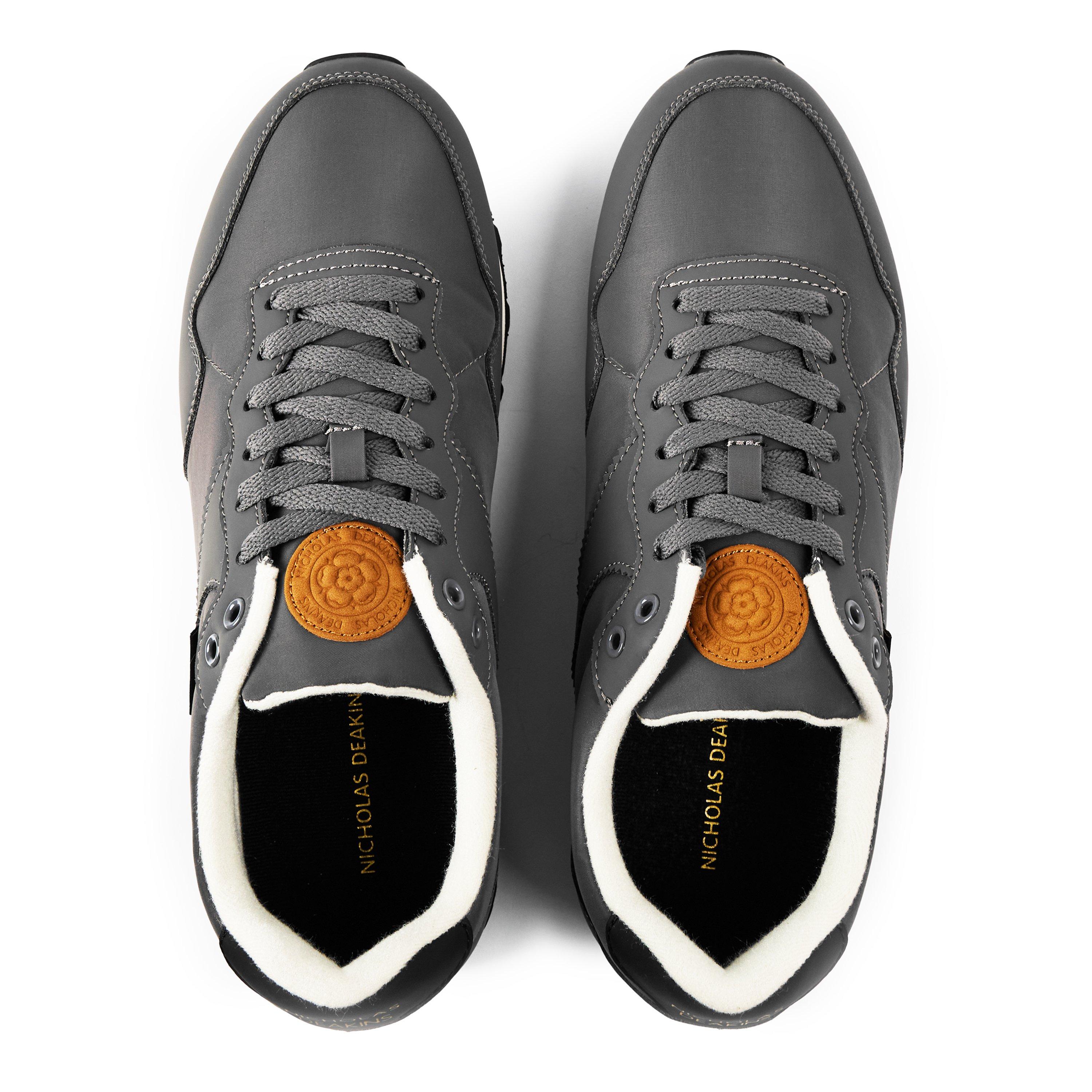 Charcoal - Nicholas Deakins - Men's Archer Low-Top Trainers - 5