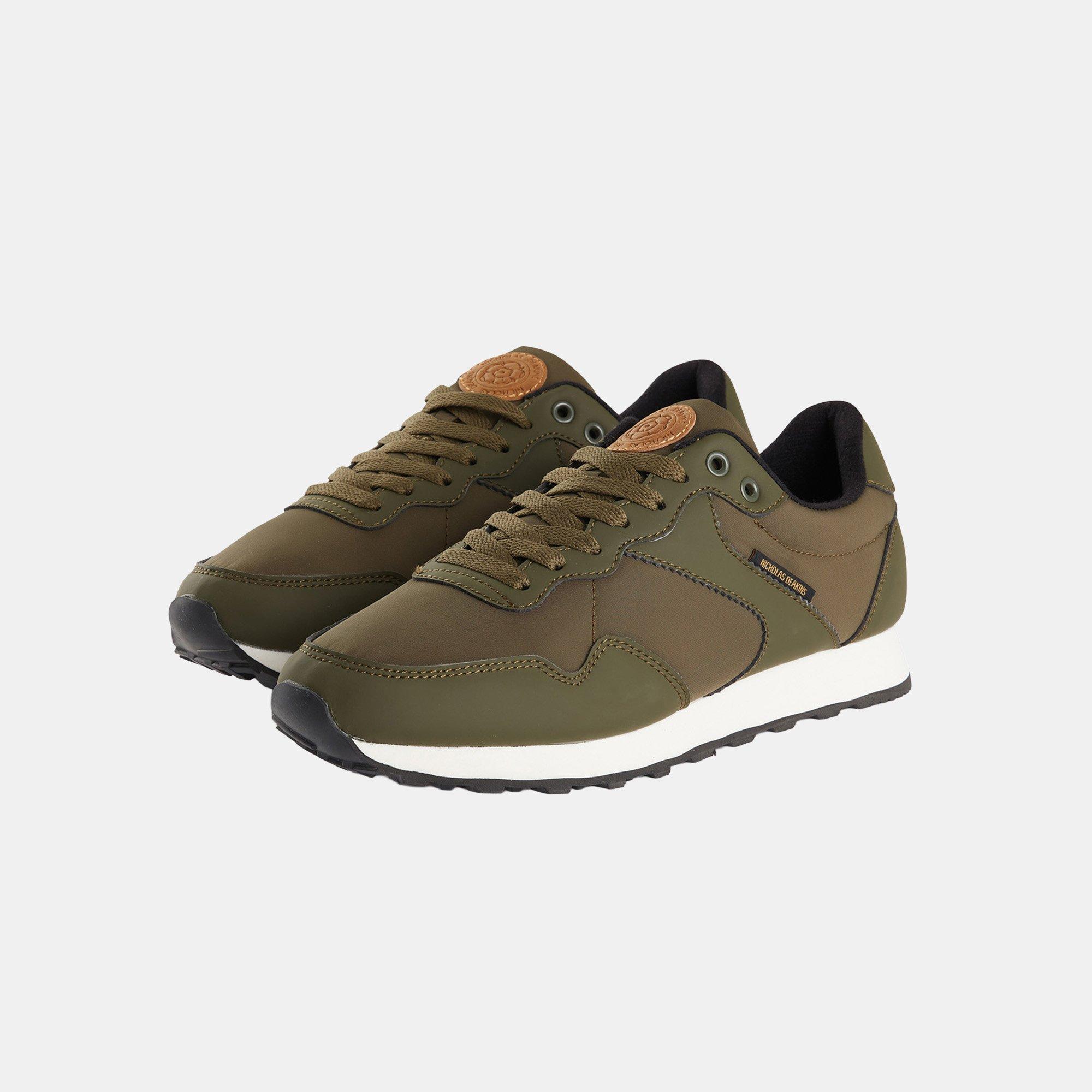 Green - Nicholas Deakins - Men's Archer Low-Top Trainers - 3