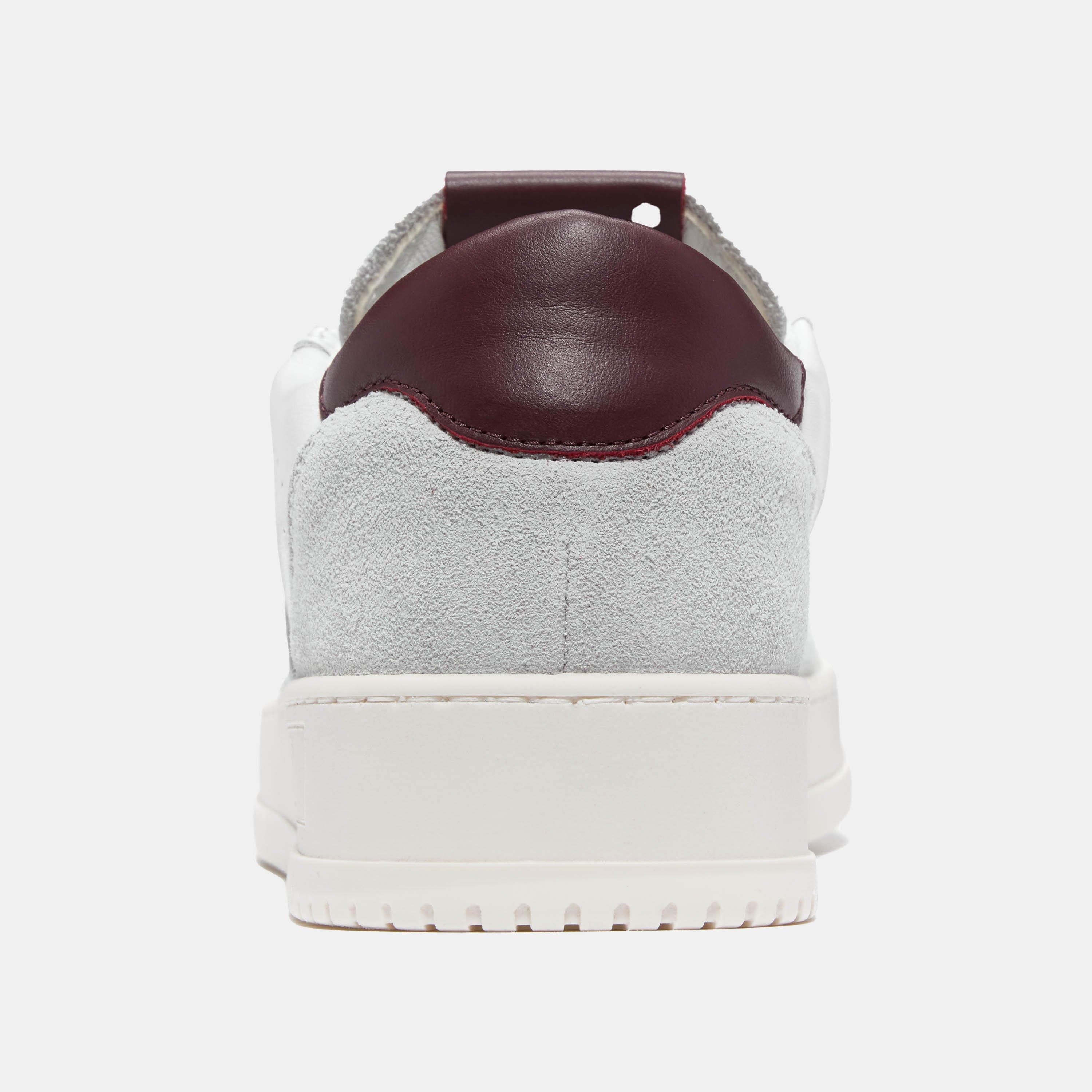 White/Bordeaux - Valentino - Men's Low-Top Trainers - 4