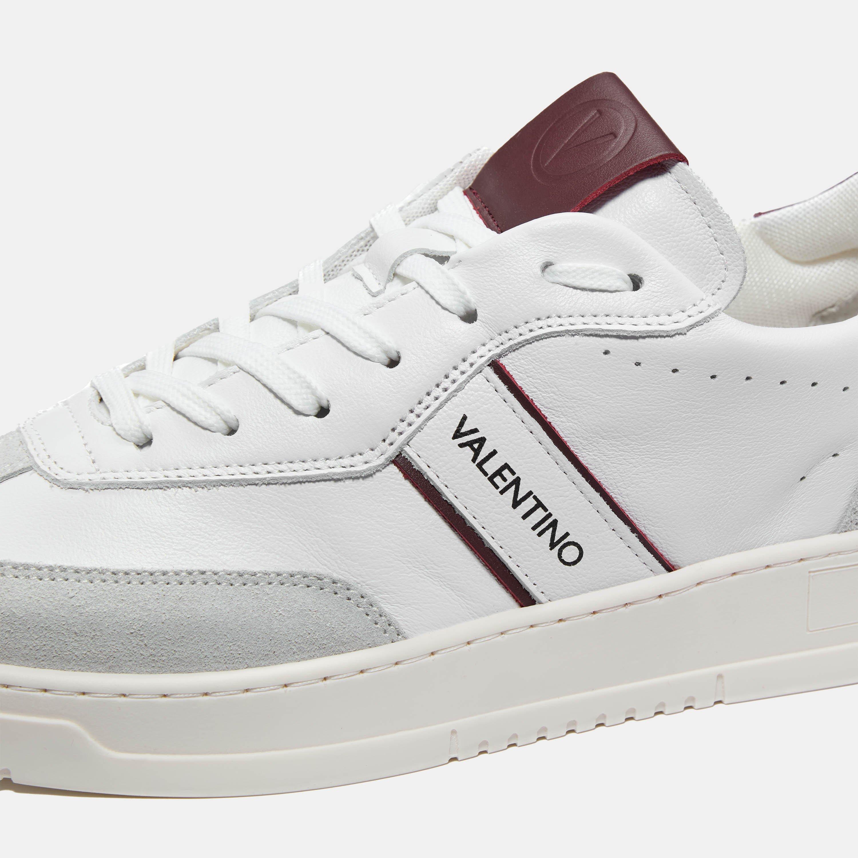 White/Bordeaux - Valentino - Men's Low-Top Trainers - 5