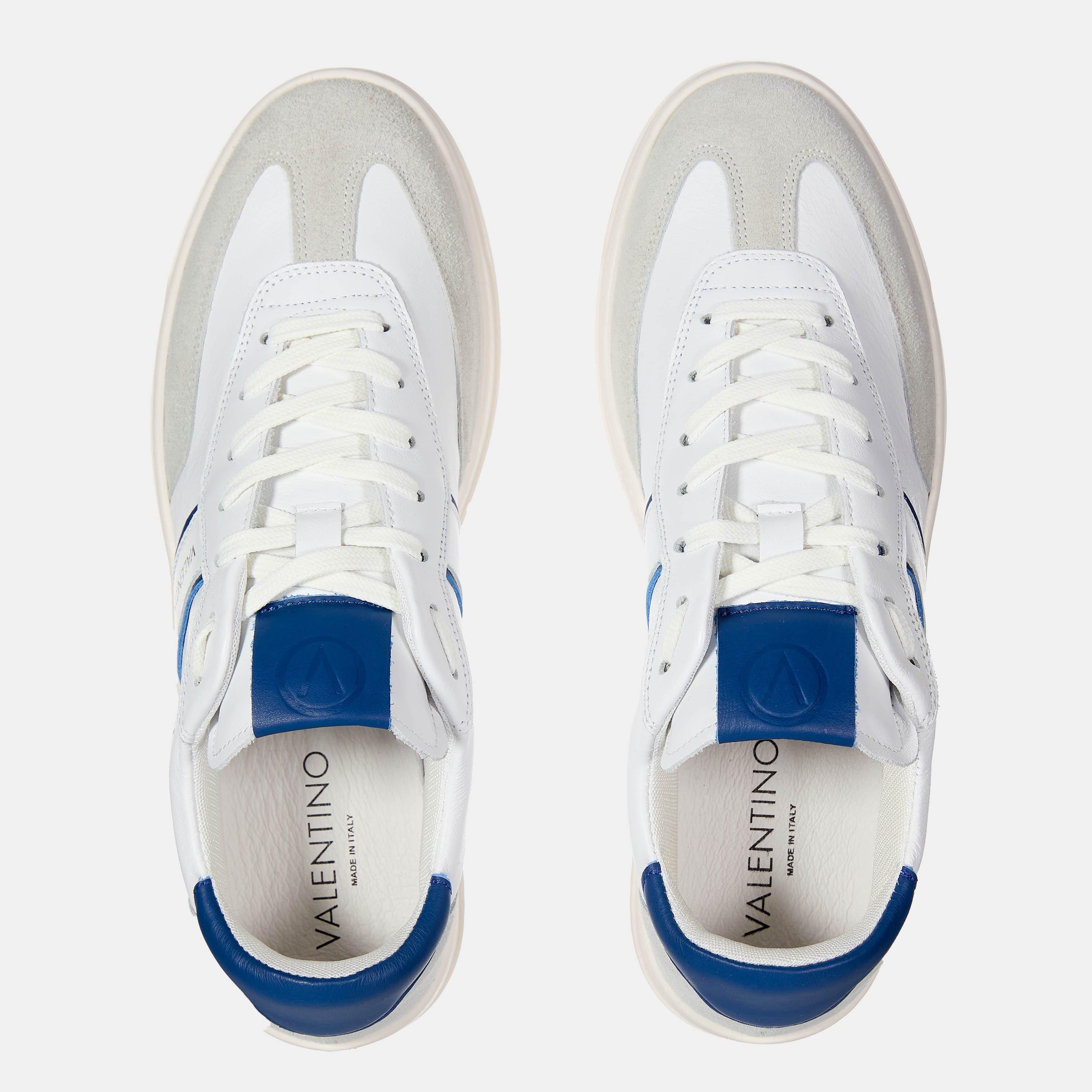 White/Blue - Valentino - Men's Low-Top Trainers - 4