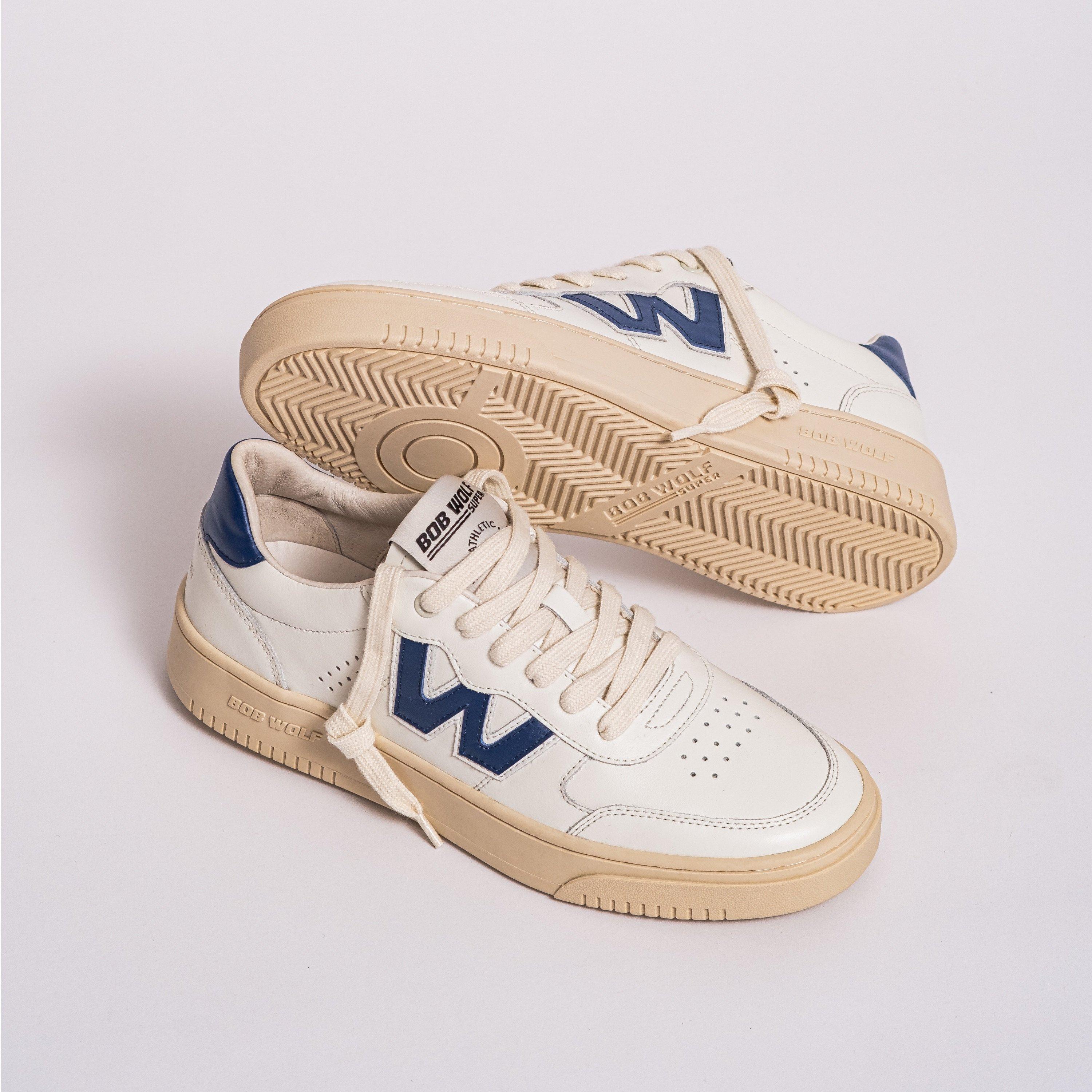 Off White/Navy - Bob Wolf - Bwolf Legacy Low Sn61 - 2