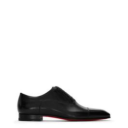 Christian Louboutin MenS Greggo Lace Up Leather Boat Shoes